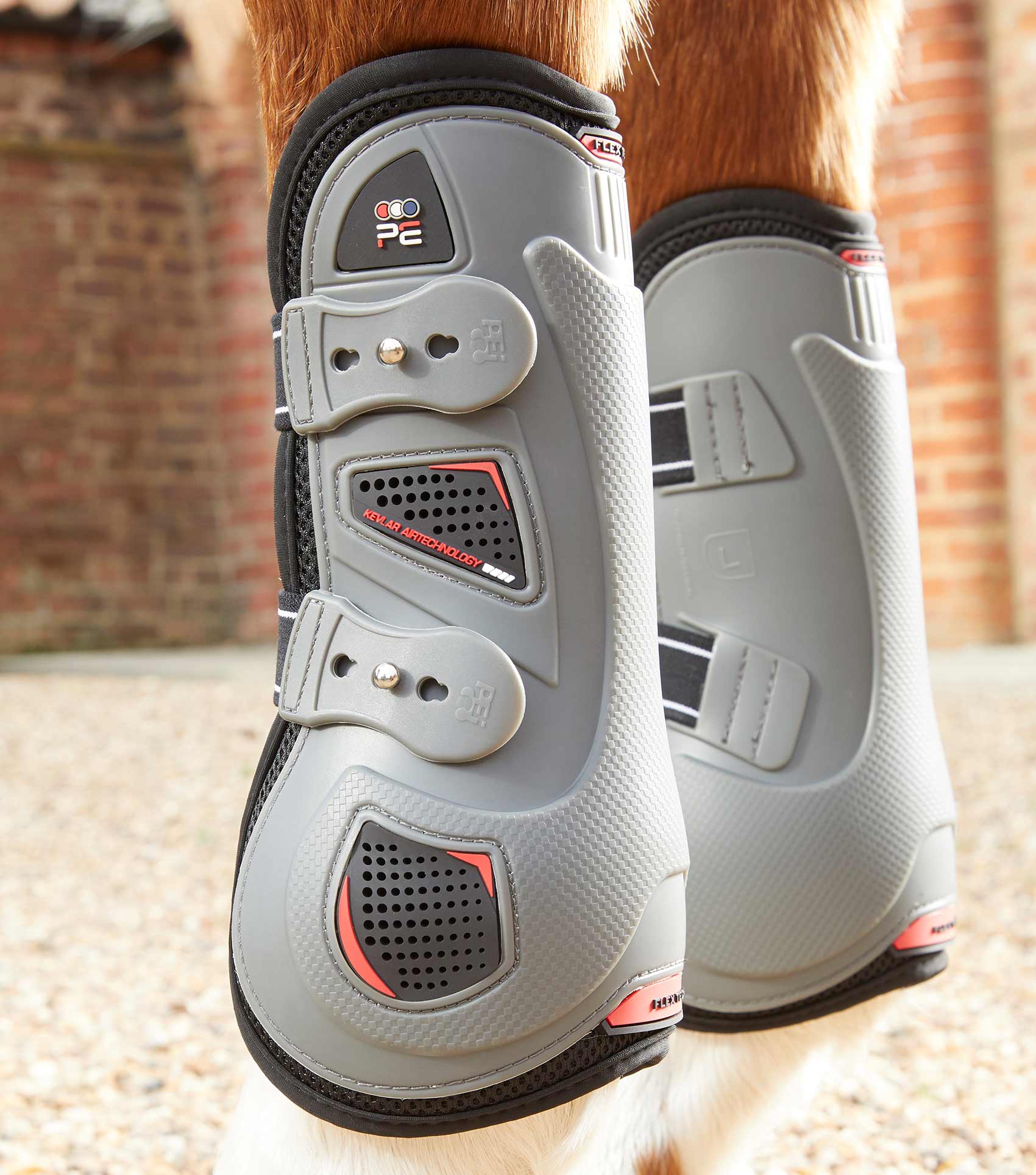 Sale Kevlar Airtechnology Tendon Boots Grey - Image 3