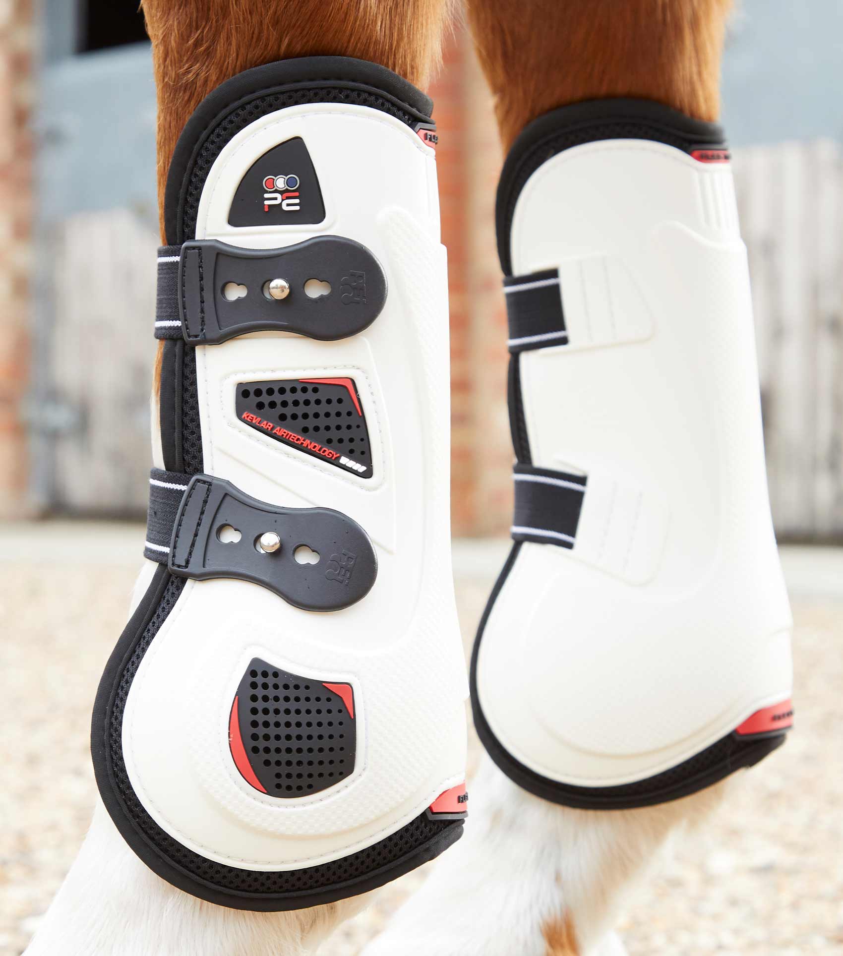 Sale Kevlar Airtechnology Tendon Boots White - Image 3