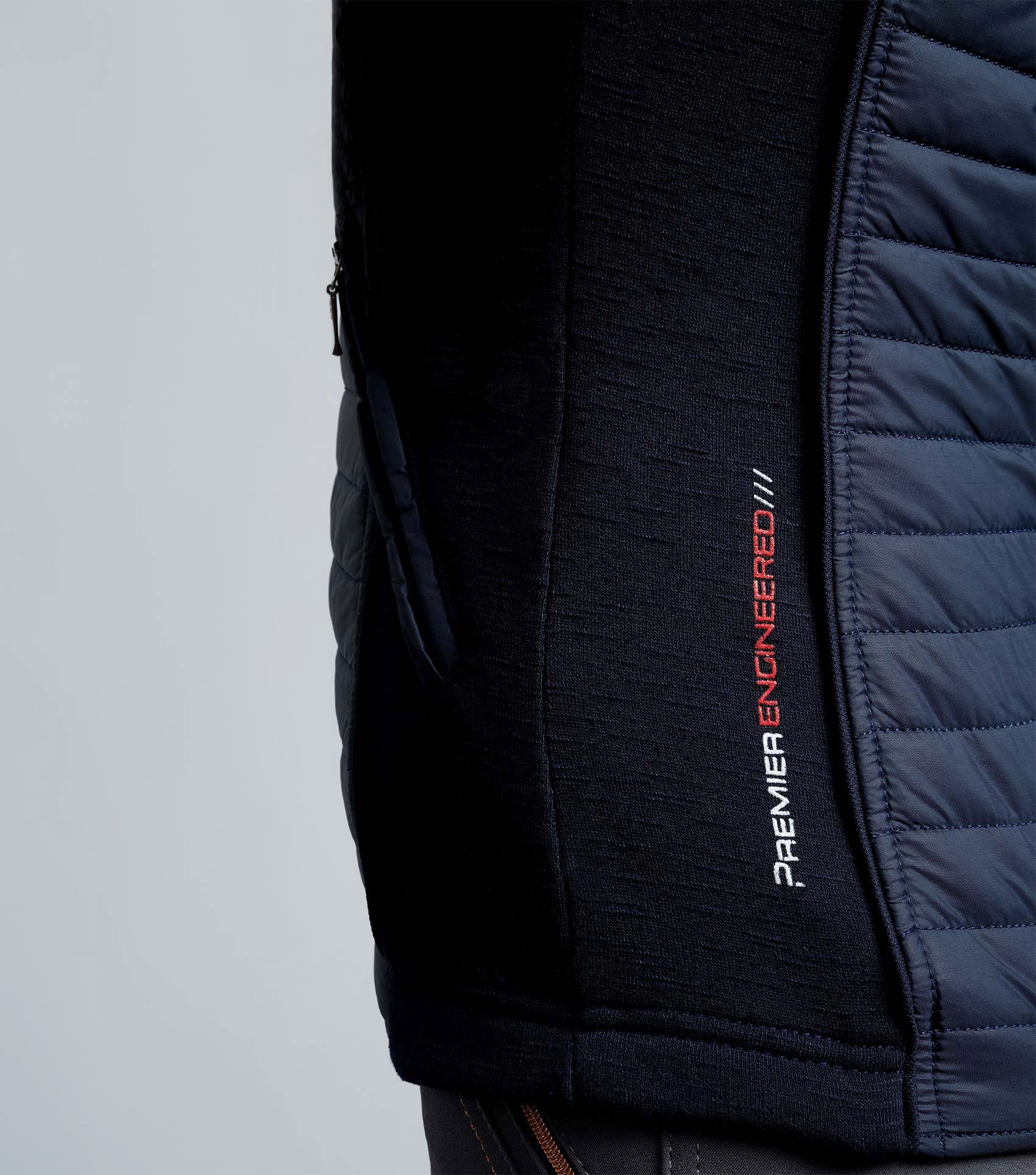 Lamera Ladies Hybrid Technical Riding Gilet Navy - Image 5