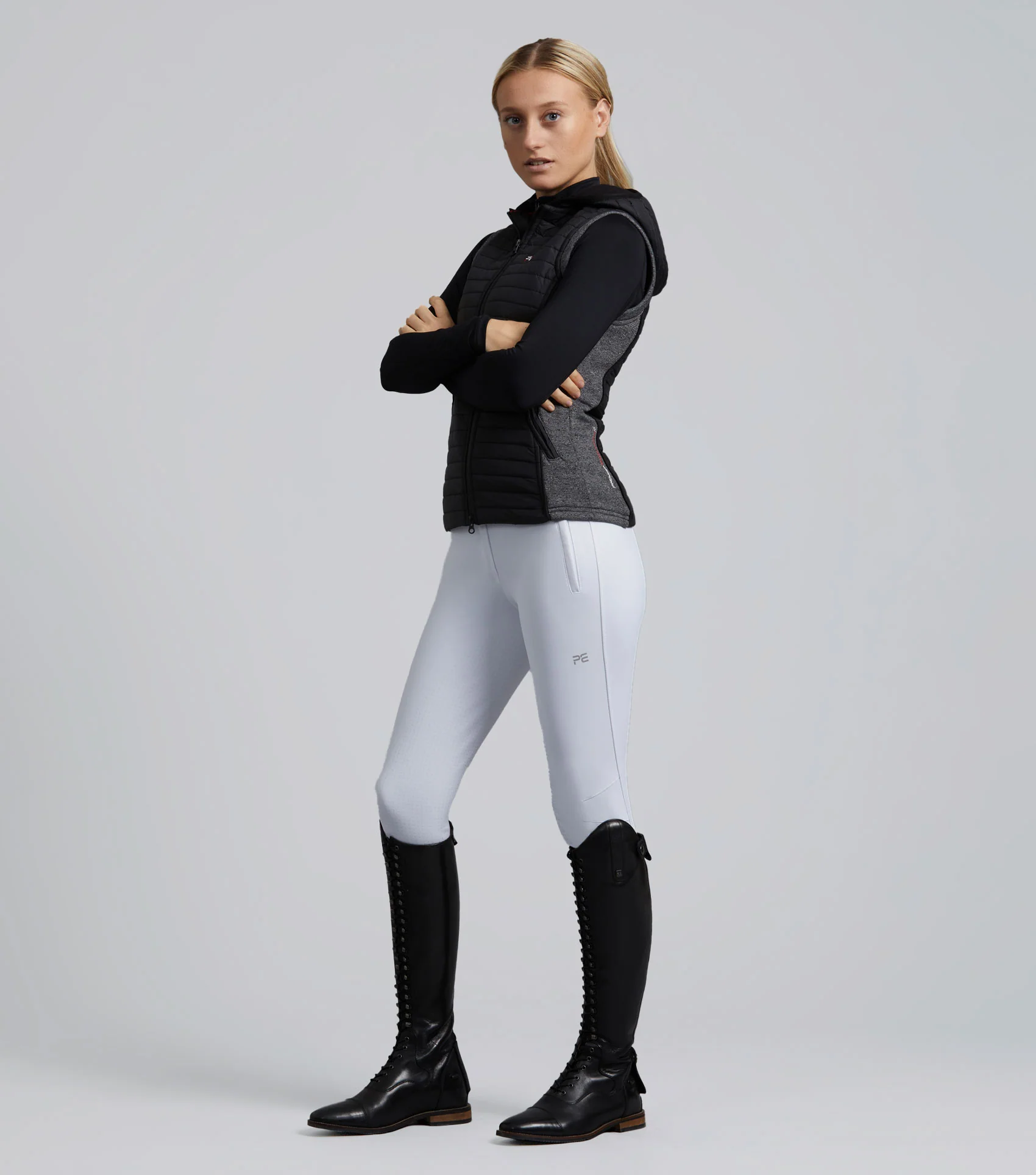 Lamera Ladies Hybrid Technical Riding Gilet Black - Image 6