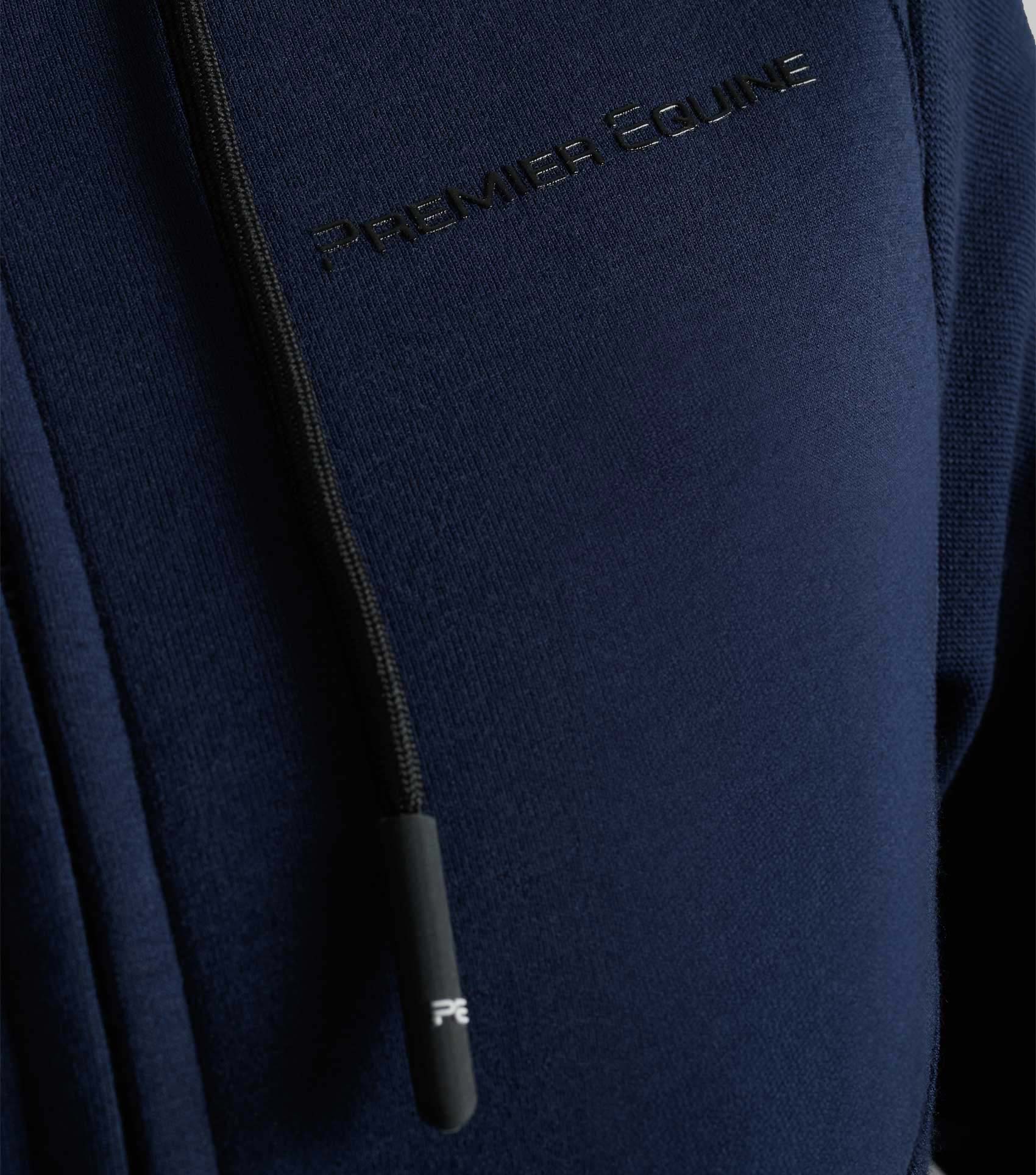 SALE - Legato Hooded Full-Zip Sweatshirt French Navy - Image 3