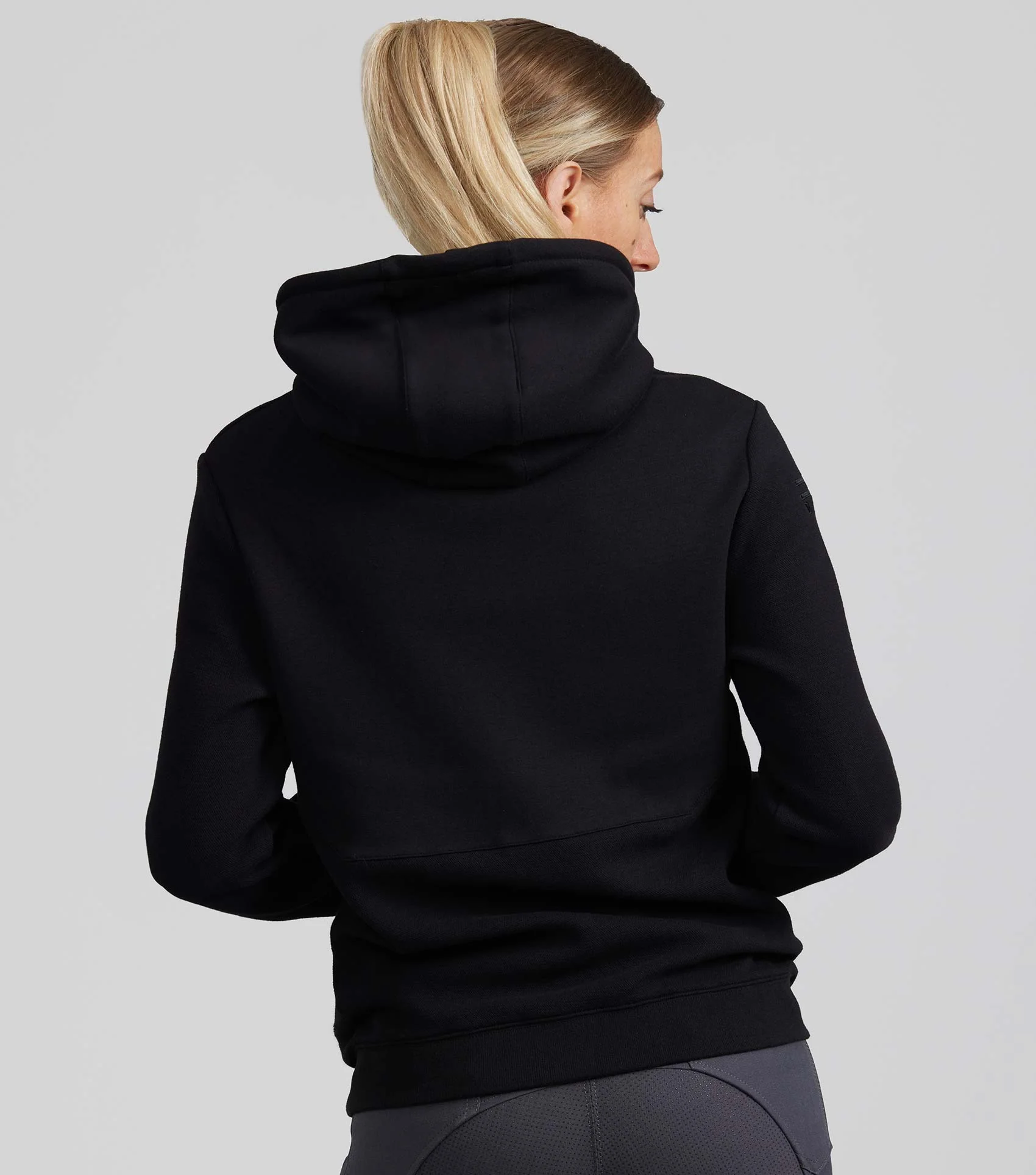 SALE - Legato Hooded Full-Zip Sweatshirt Phantom Black - Image 3