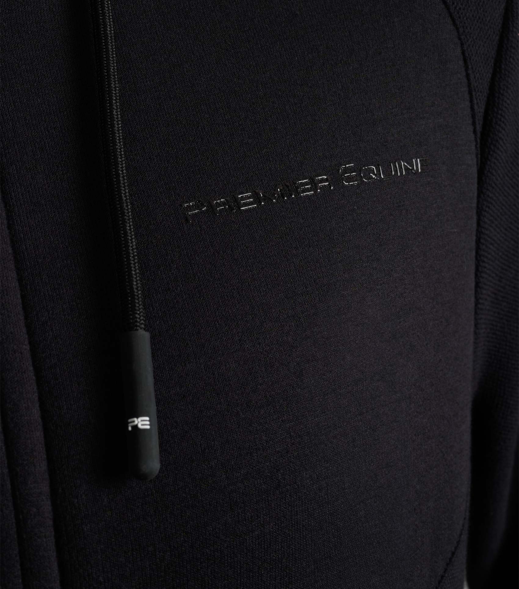 SALE - Legato Hooded Full-Zip Sweatshirt Phantom Black - Image 4