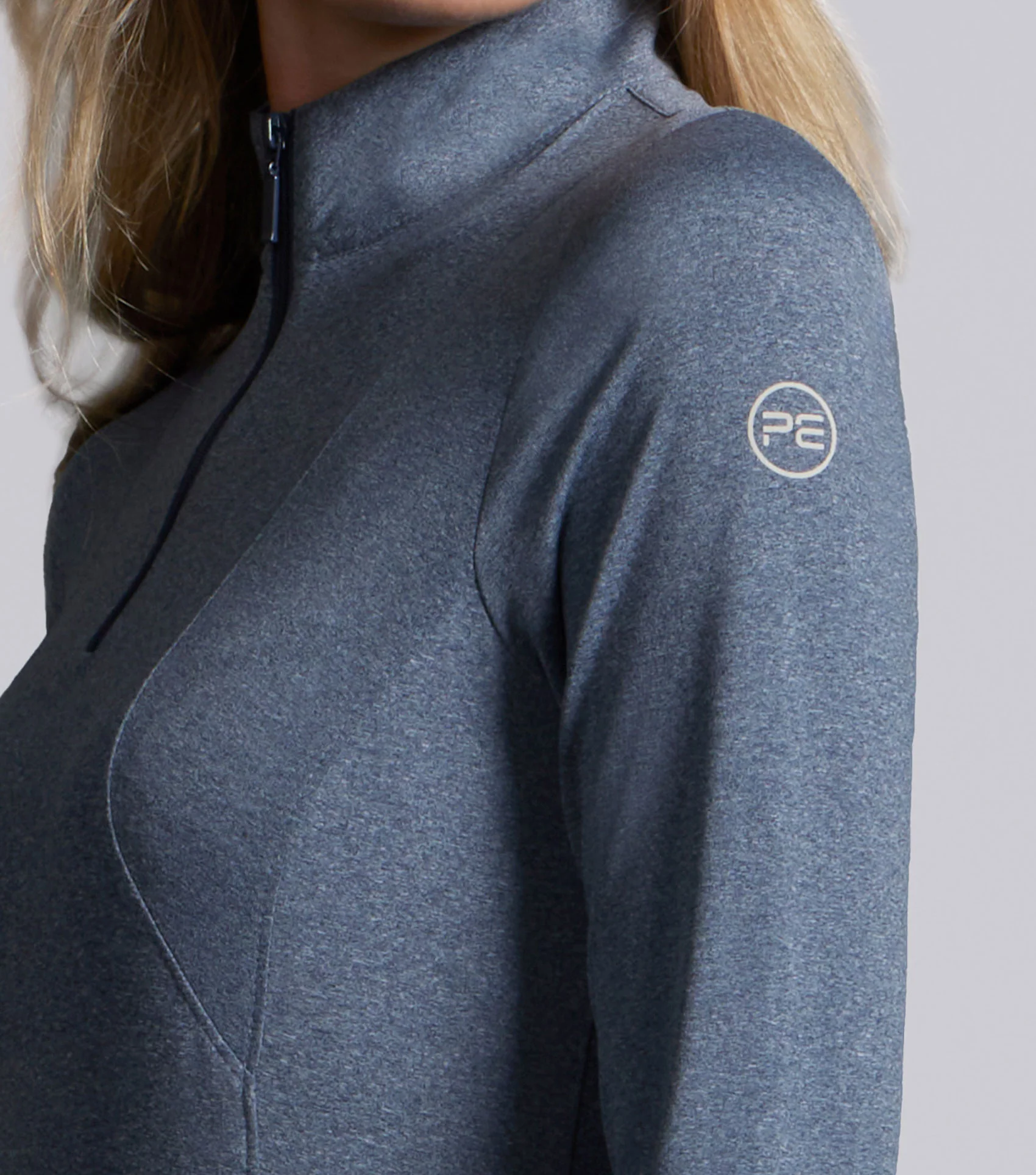 SALE - Leora Womens Long Sleeve Base Layer Blue - Image 4