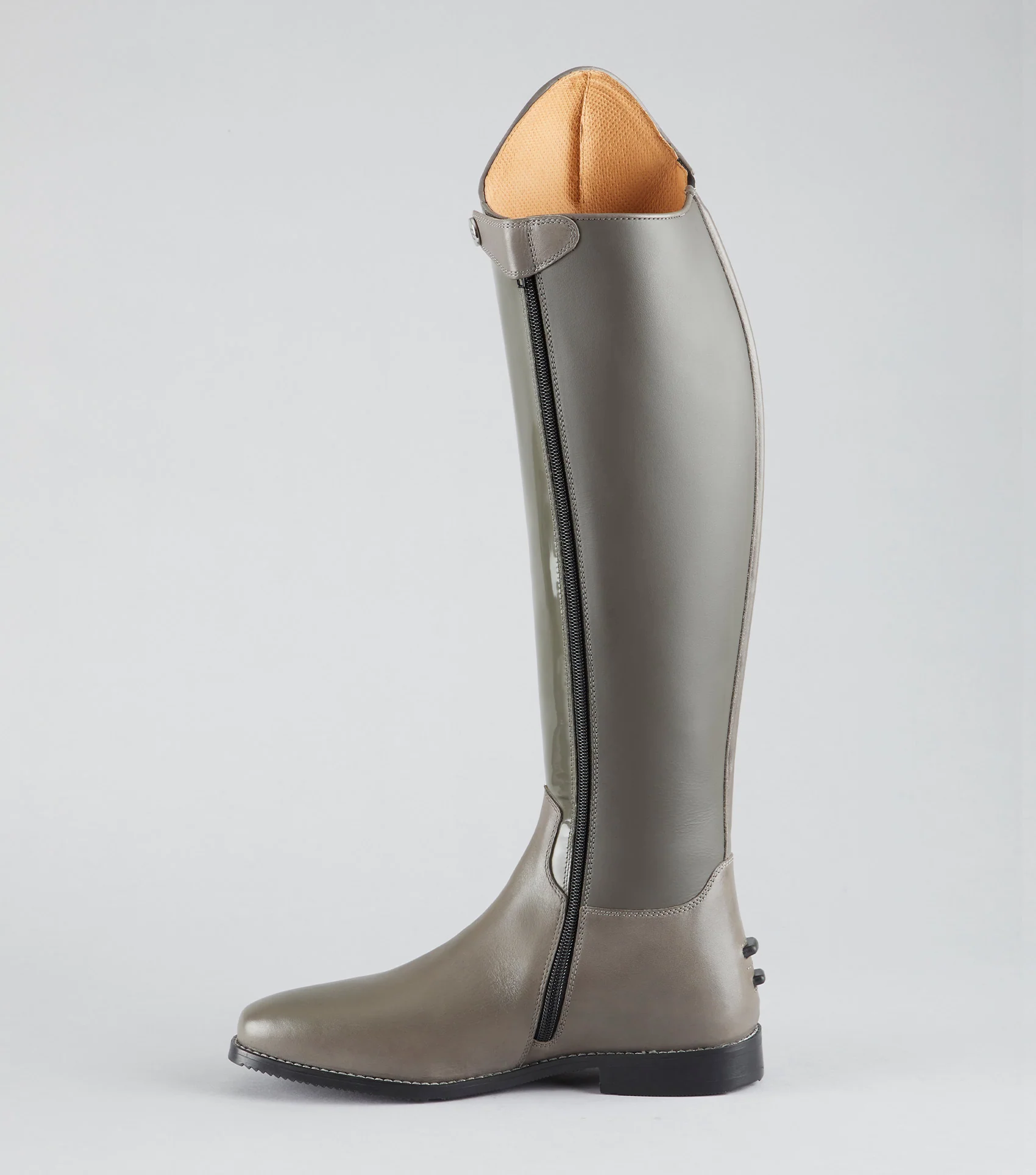 Levade Ladies Leather Dressage Riding Boots Grey - Image 4