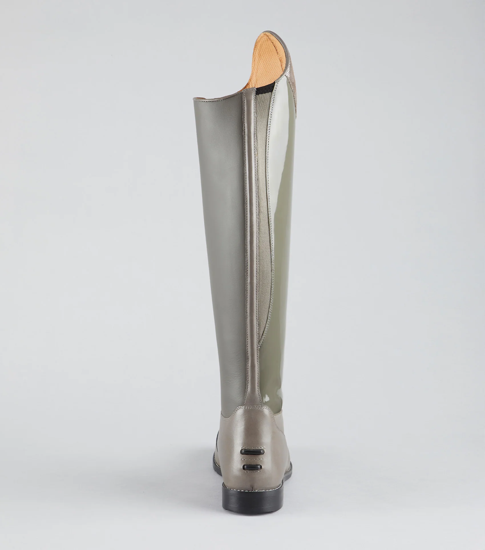 Levade Ladies Leather Dressage Riding Boots Grey - Image 5