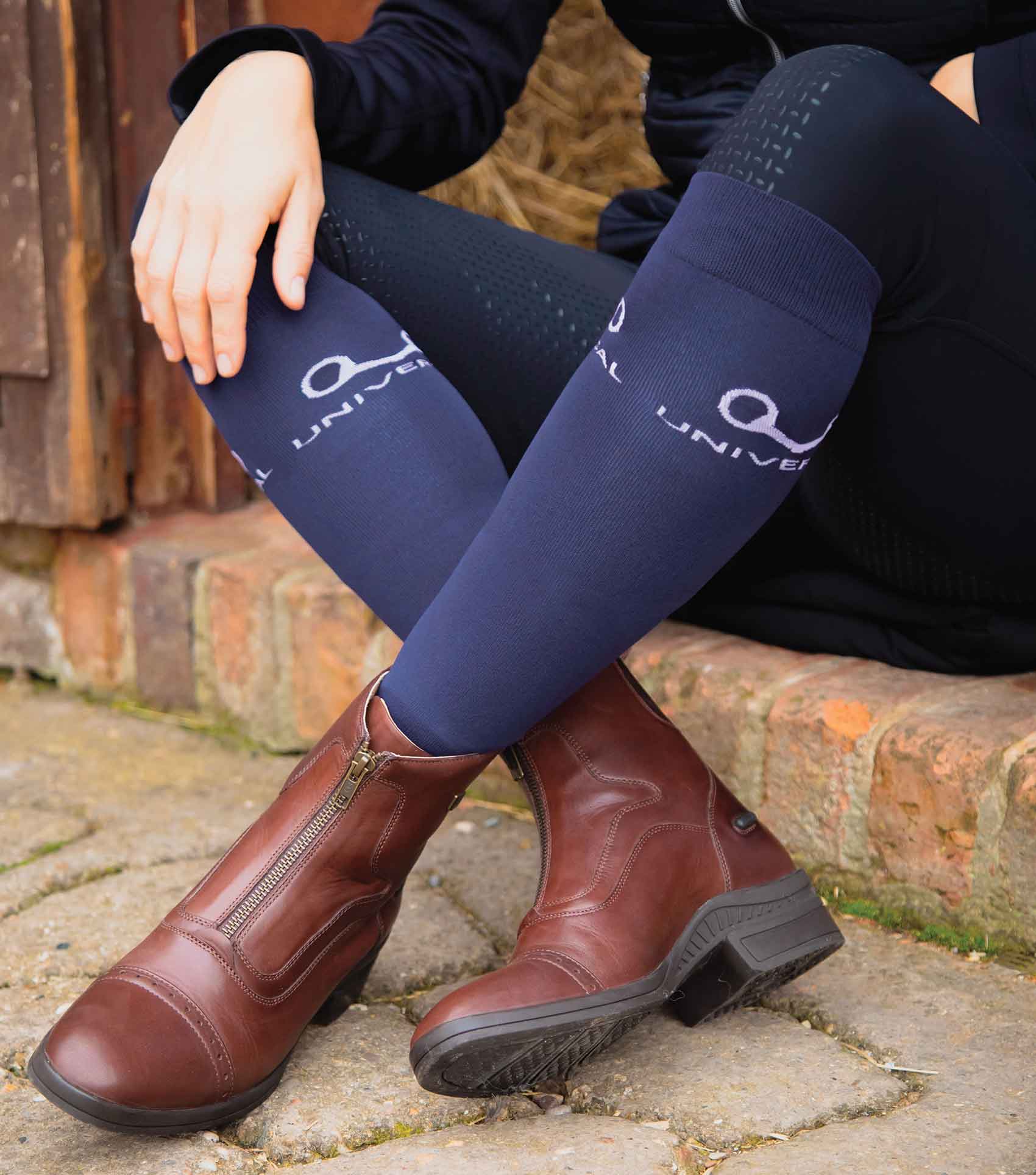 SALE - Loxley Ladies Leather Paddock/Riding Boots Brown - Image 5