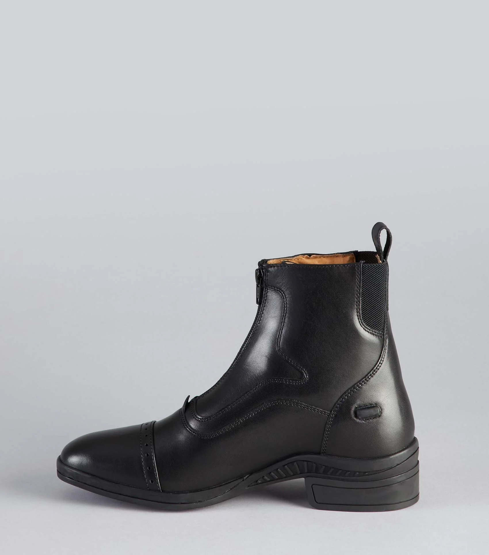 SALE - Loxley Ladies Leather Paddock/Riding Boots Black - Image 3