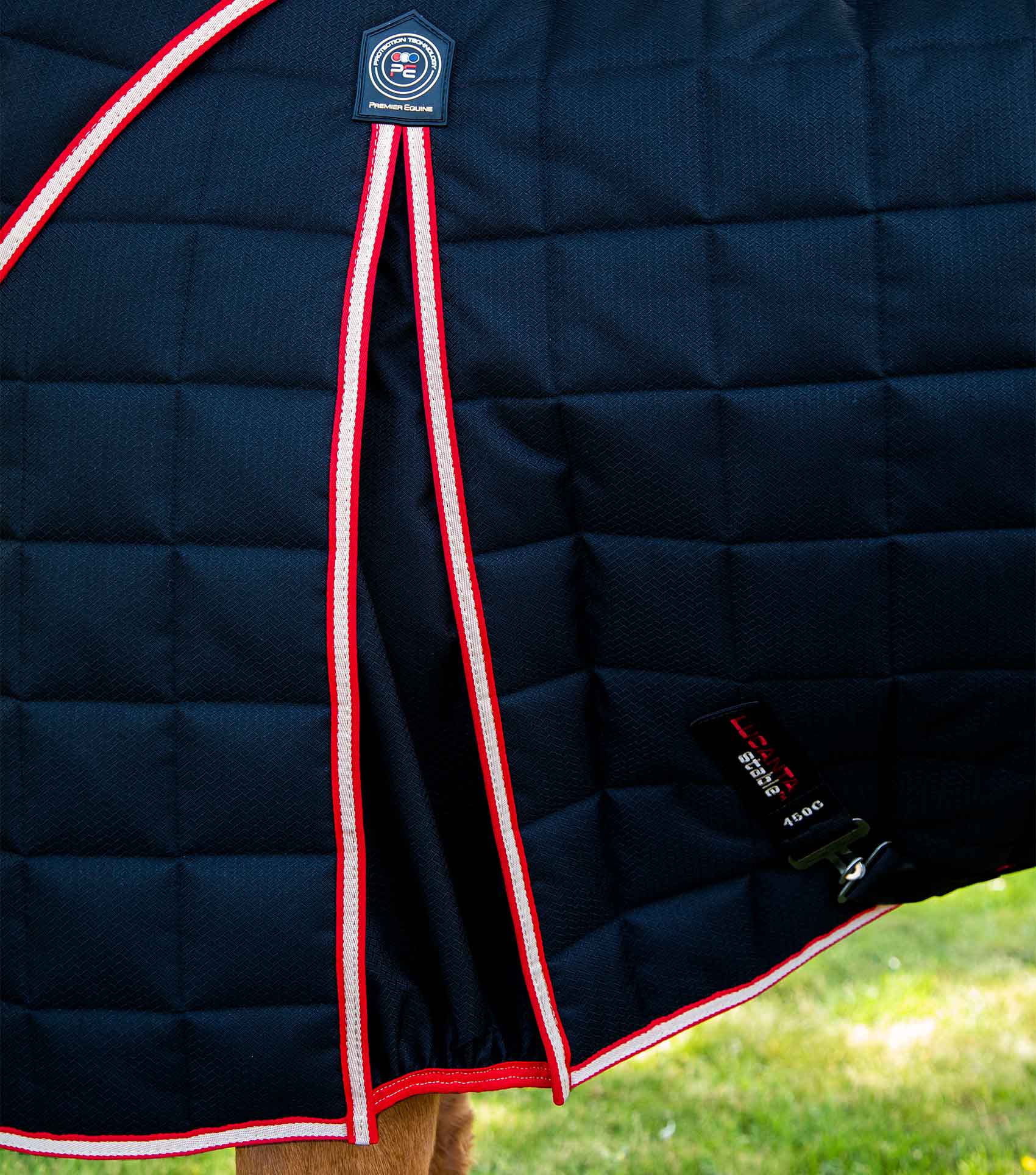 Lucanta 450g Stable Rug with Neck Cover Black - Image 4
