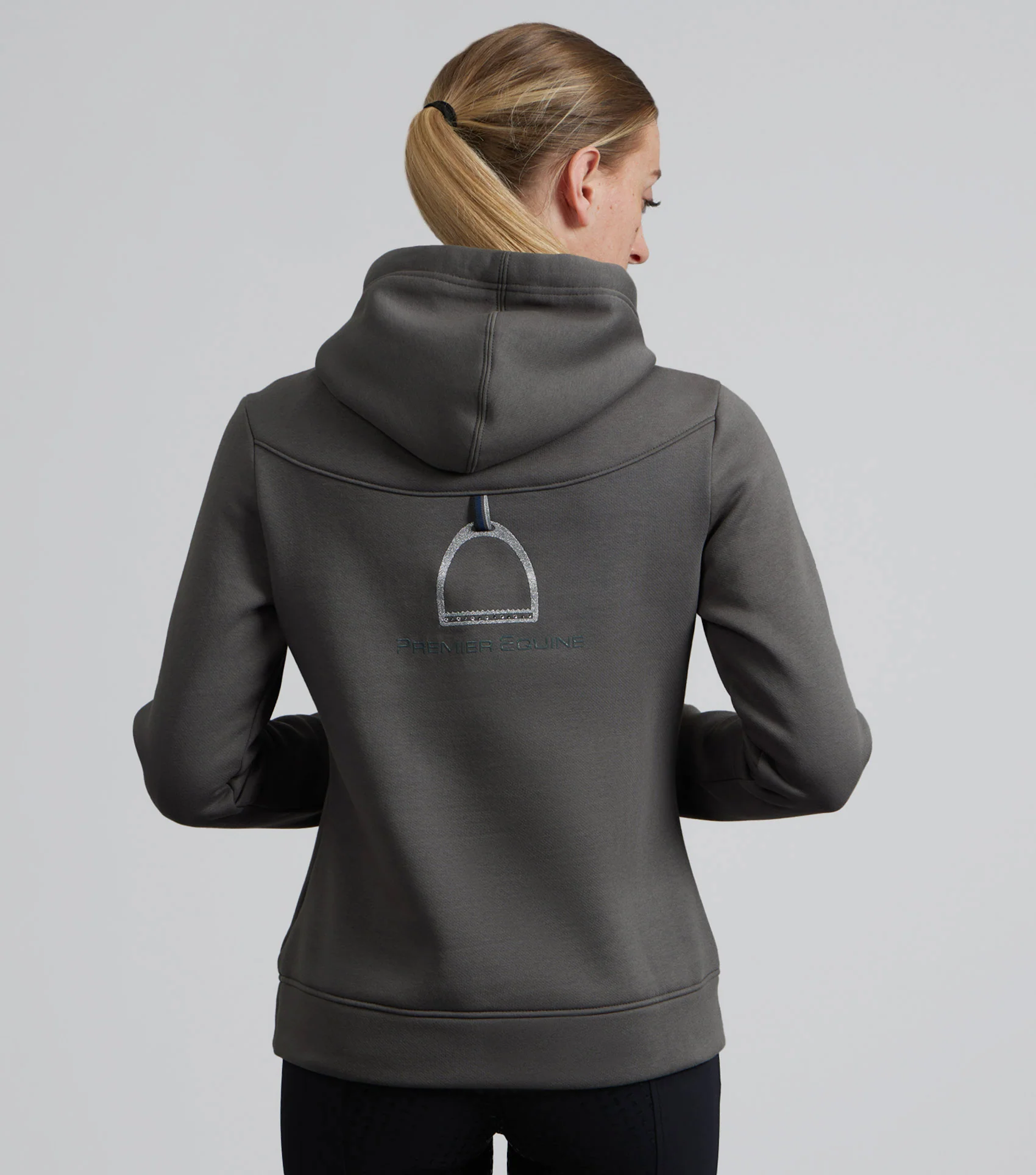 SALE - Lucia Ladies Hoodie Grey - Image 6