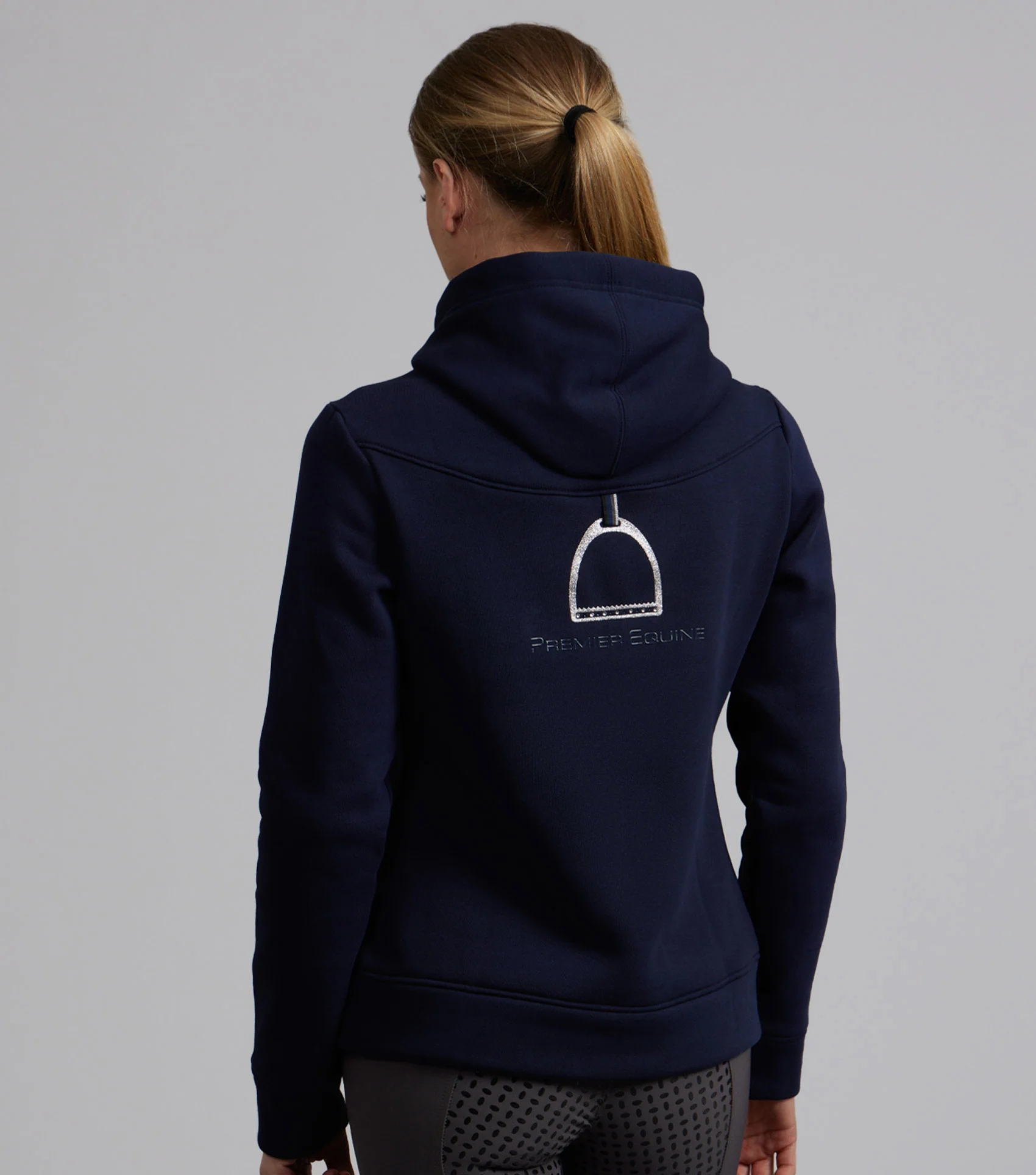 SALE - Lucia Ladies Hoodie Navy - Image 5