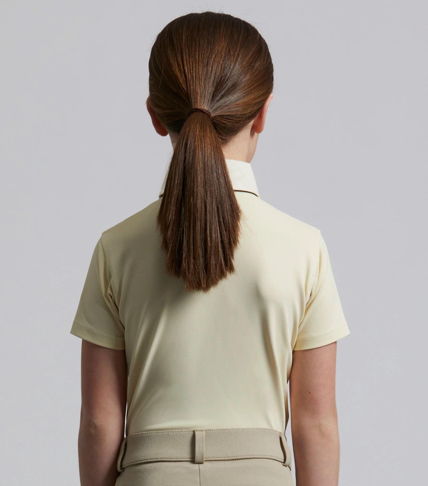 Luciana Girls Short Sleeve Show Shirt Vanilla - Image 3