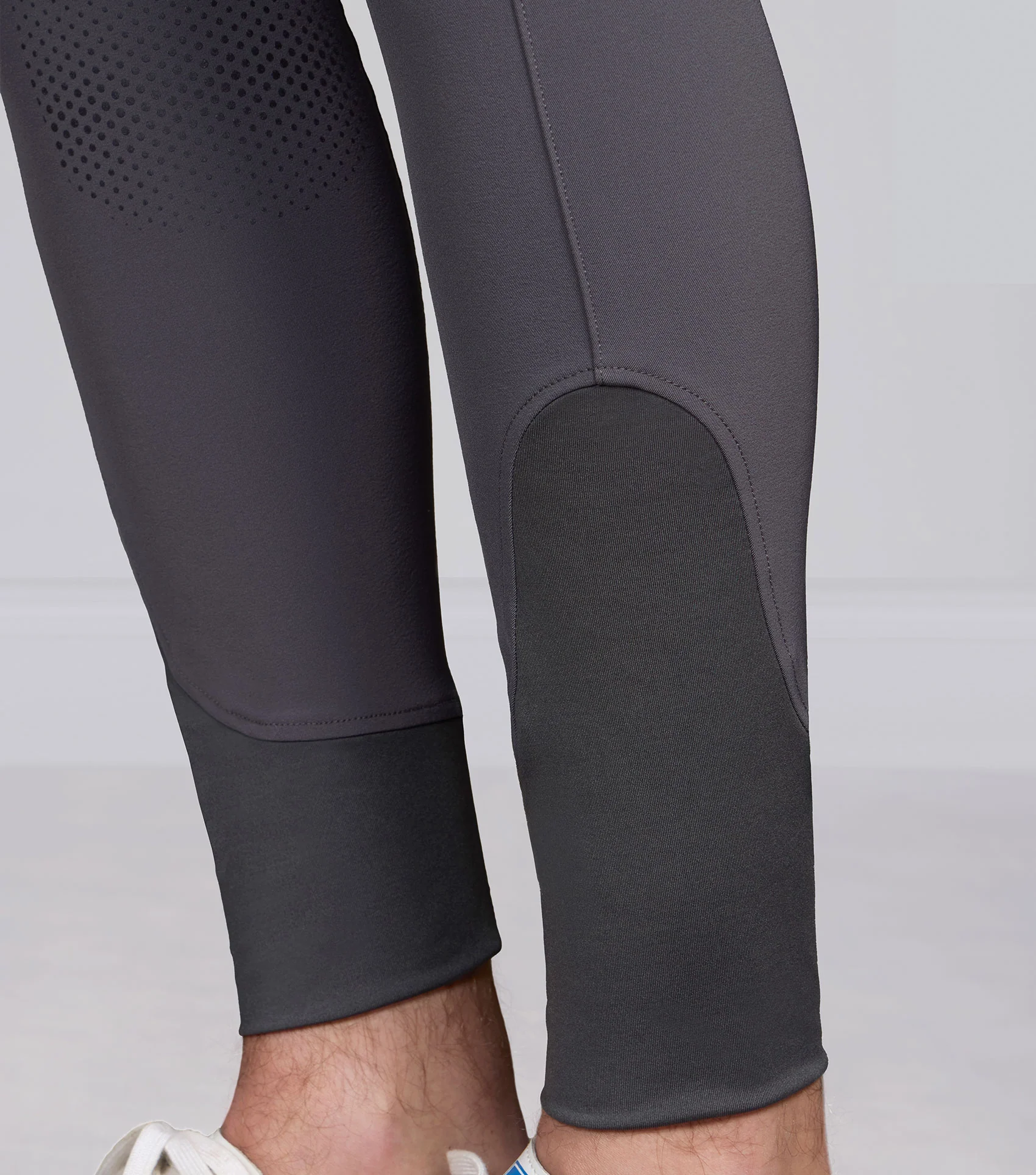 Ludis Men's Gel Knee Riding Breeches Anthracite - Image 5