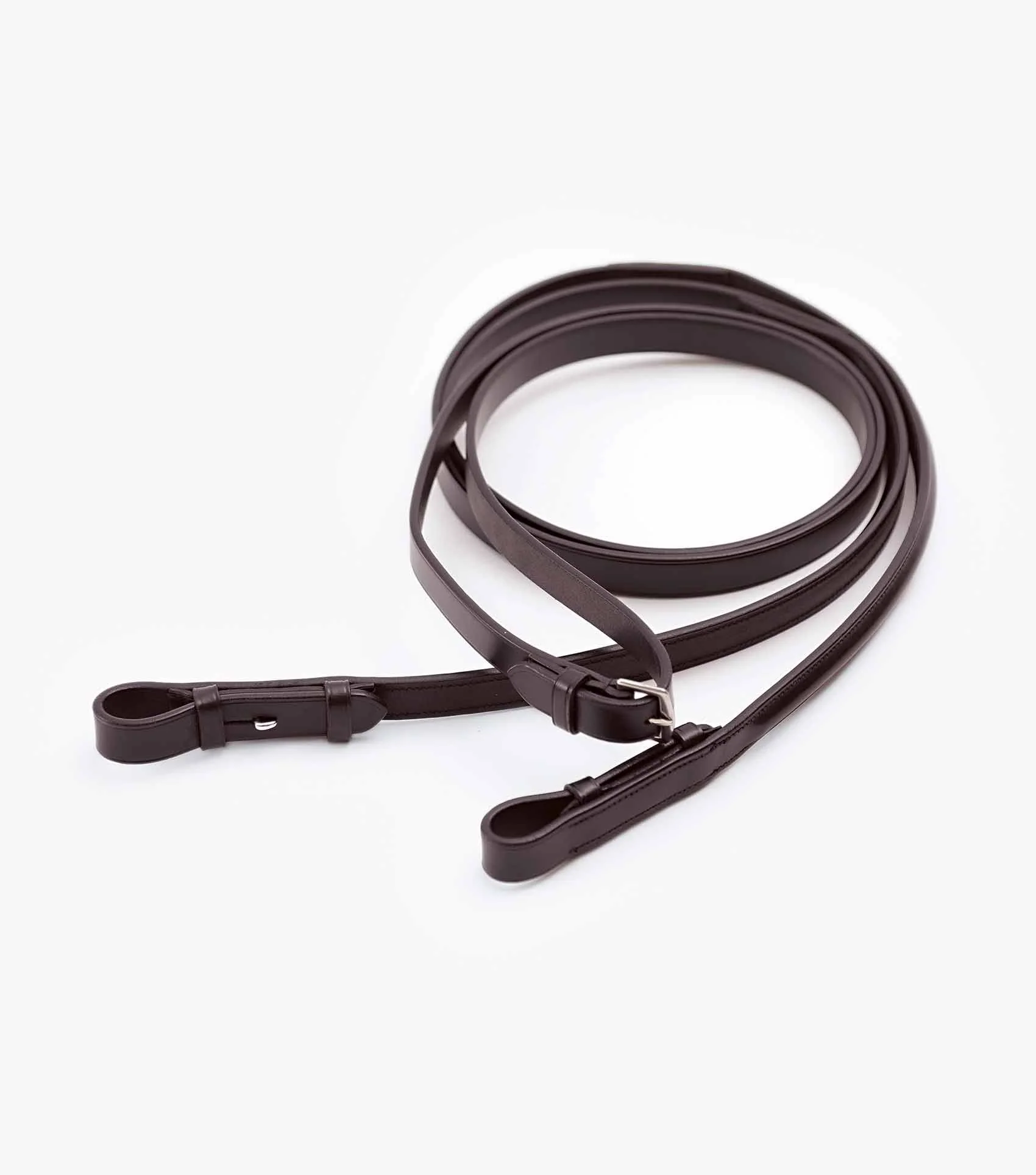 Luigi Plain Leather Reins Brown - Image 3