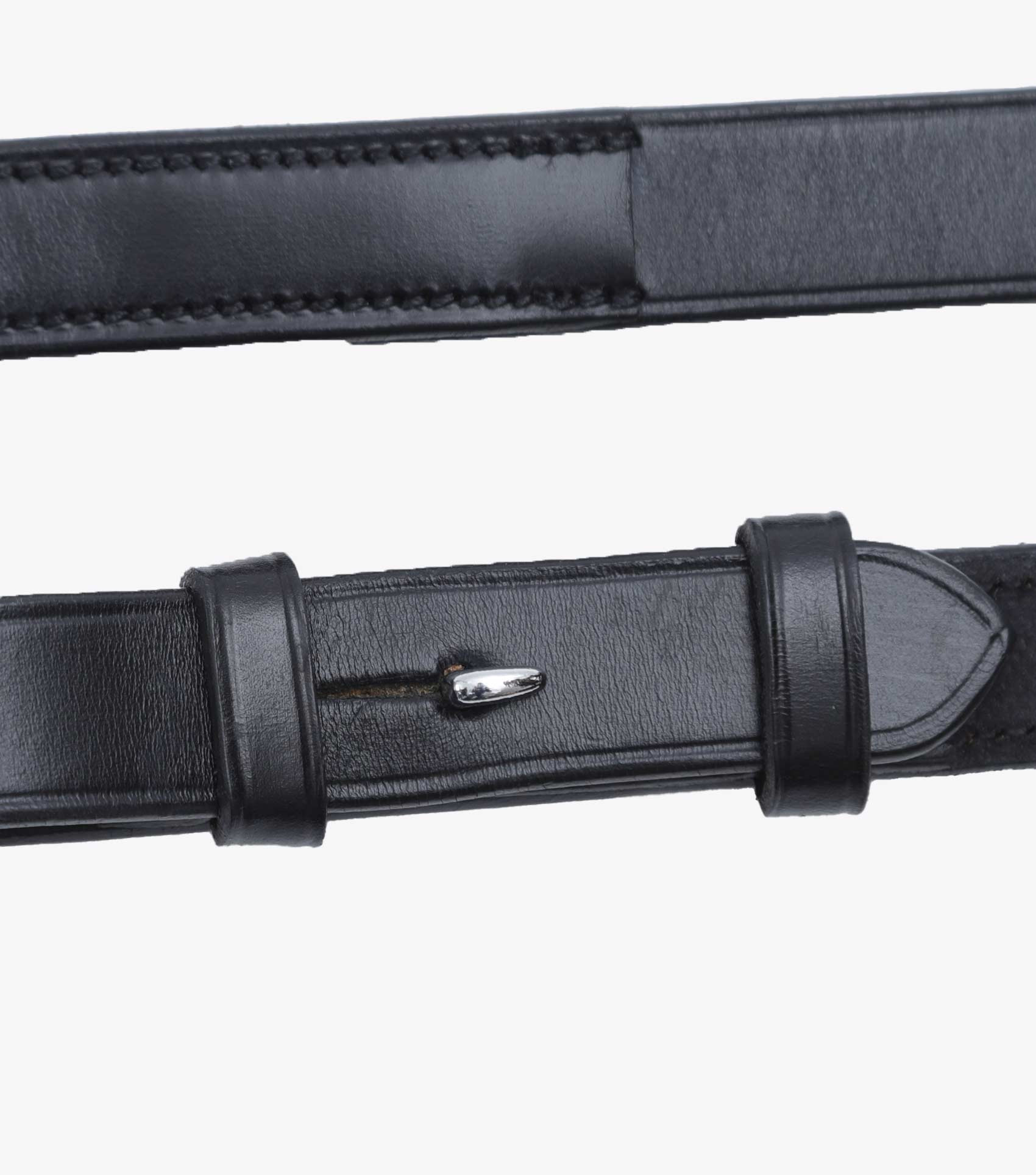Luigi Plain Leather Reins Black - Image 6
