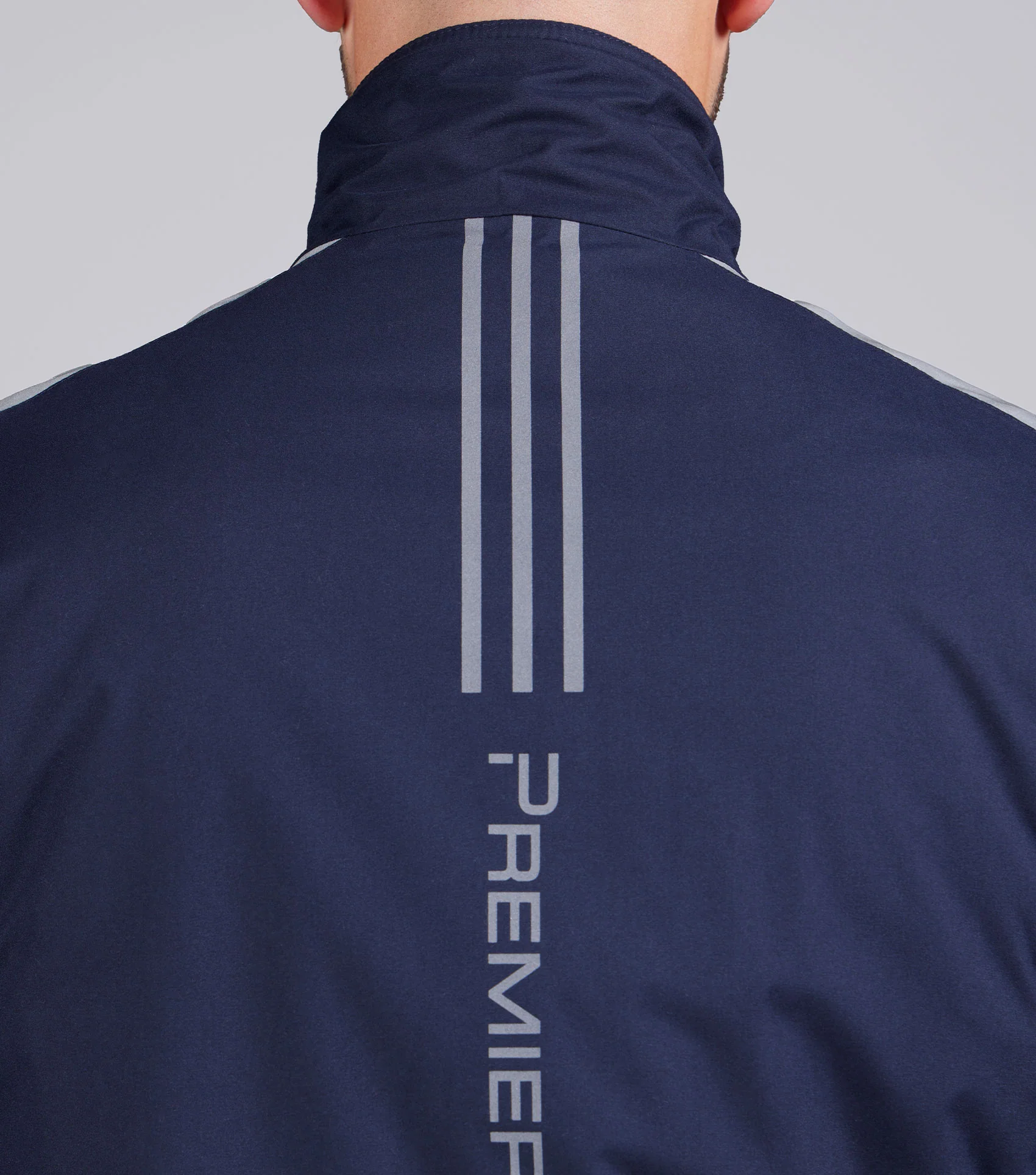 Lumen Reflective Mens Riding Jacket Navy - Image 4