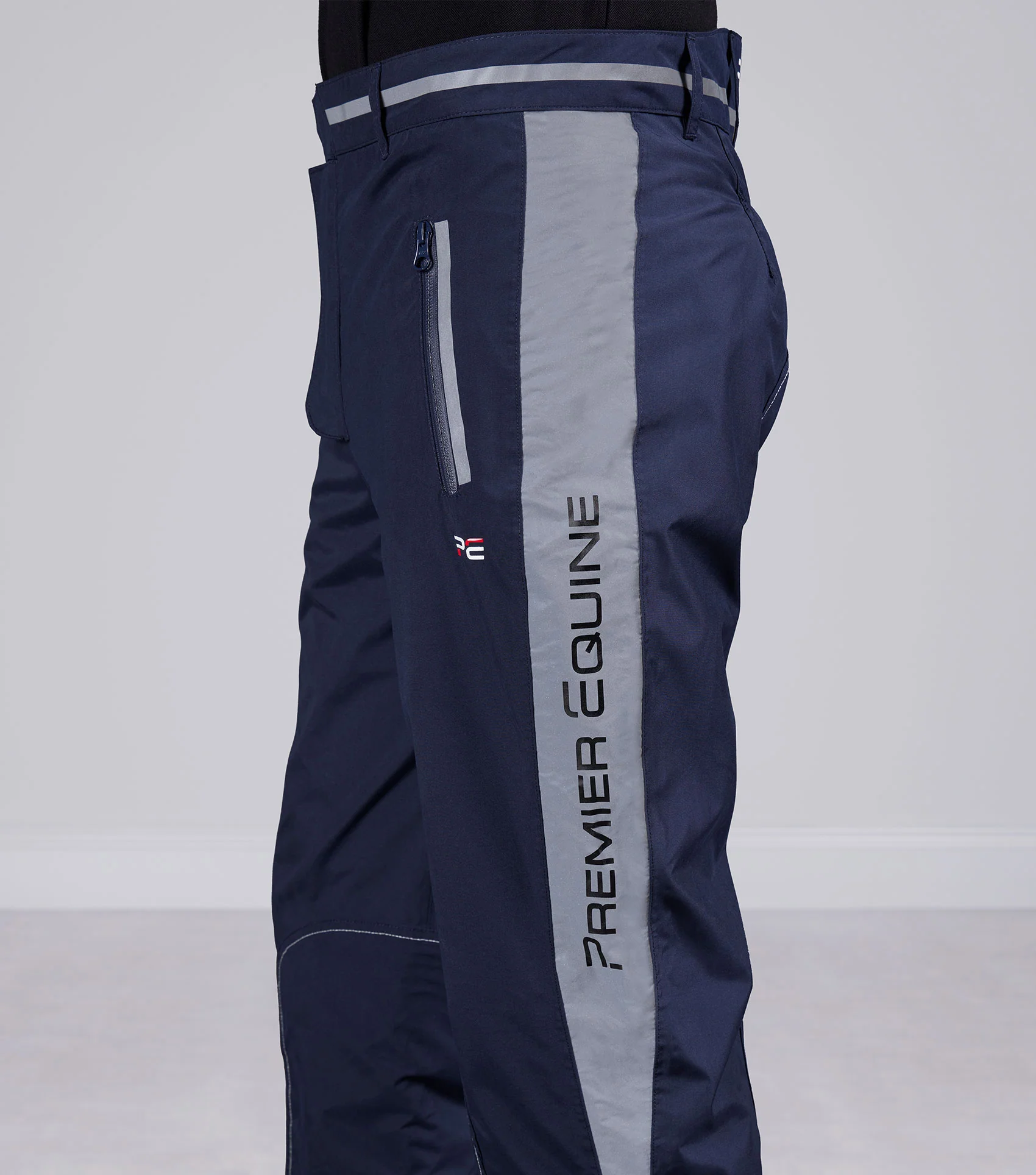 Lumen Reflective Mens Riding Trousers Navy - Image 3