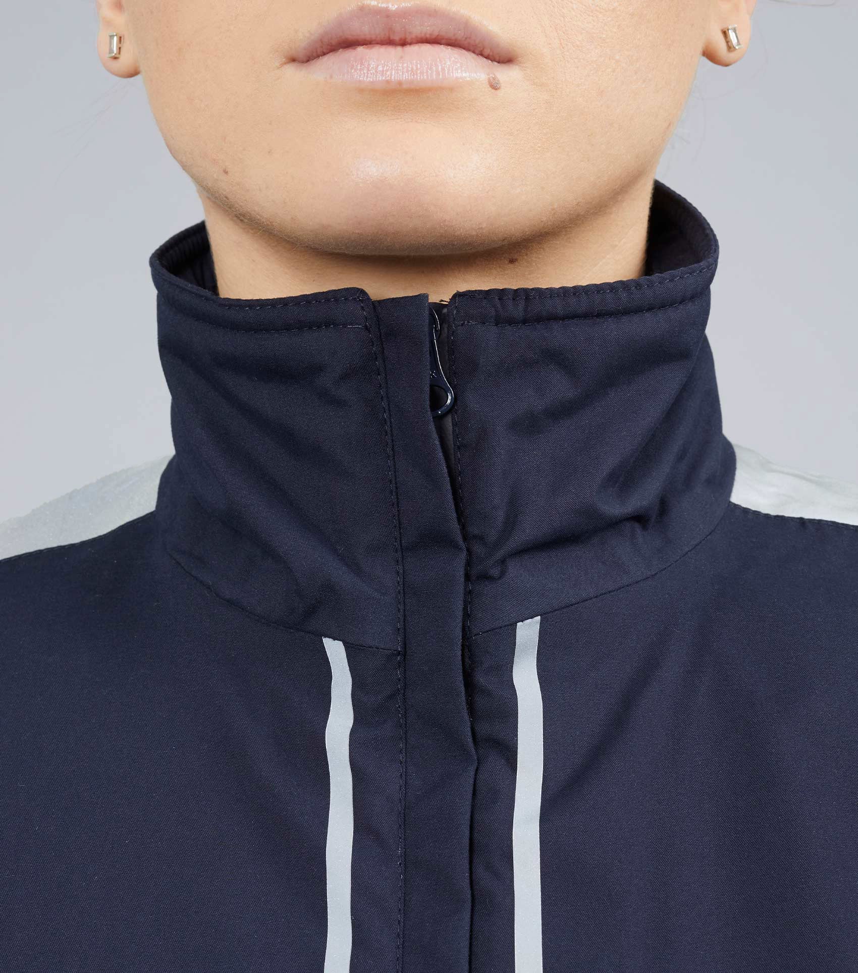 Lumen Reflective Unisex Riding Jacket Navy - Image 4