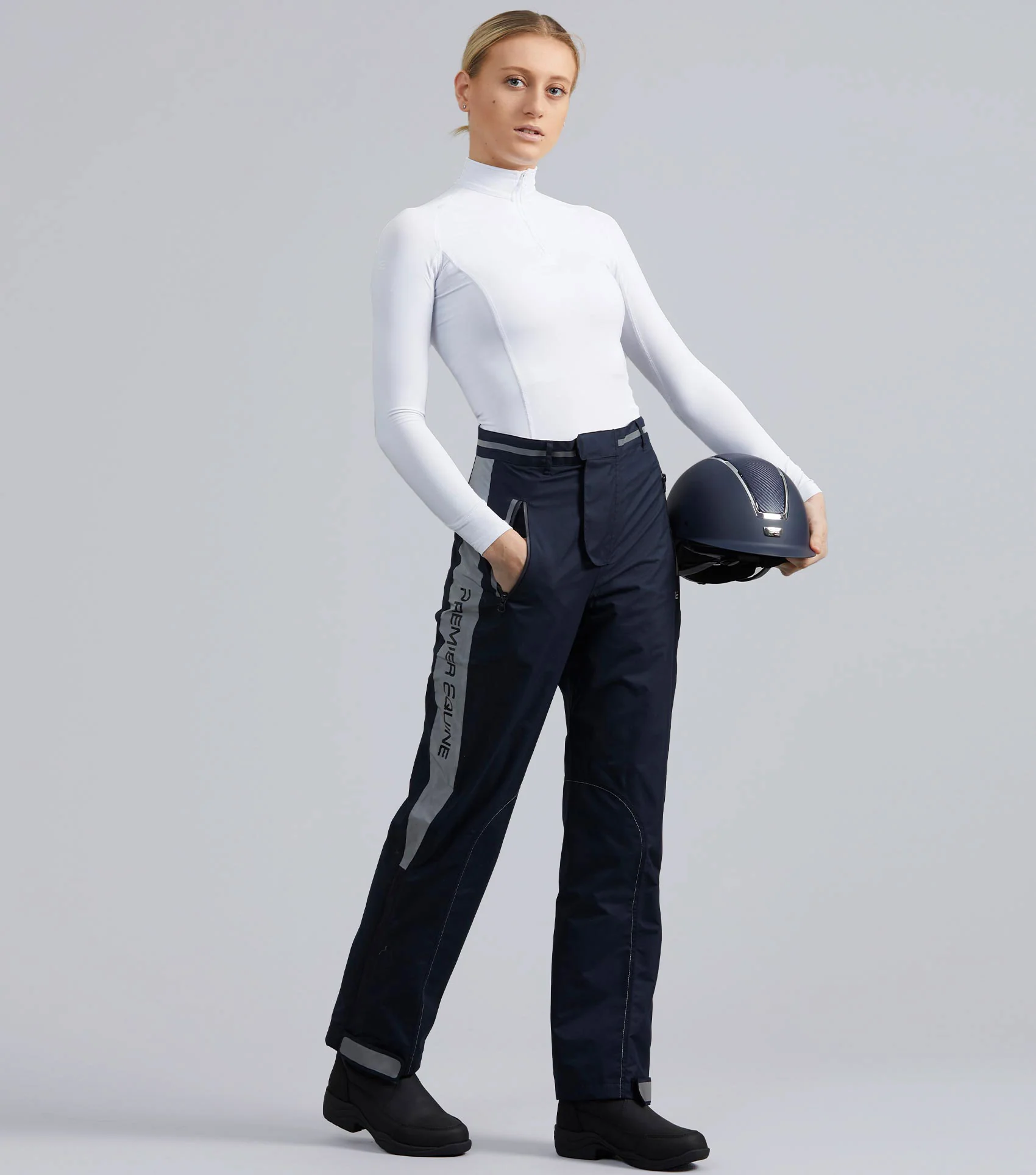 Lumen Reflective Unisex Riding Trousers - Image 2