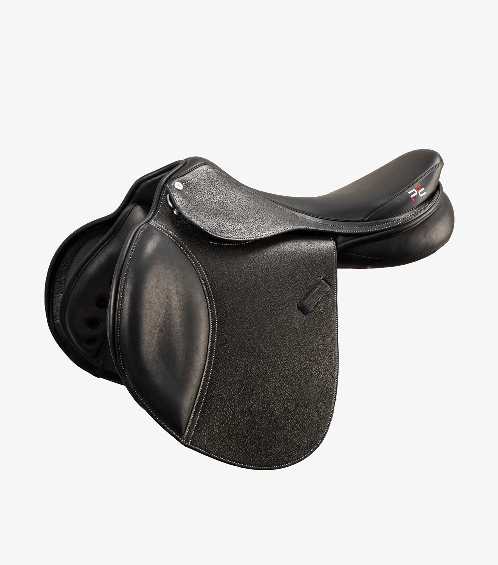 Lyon Leather Close Contact Jump Saddle Black