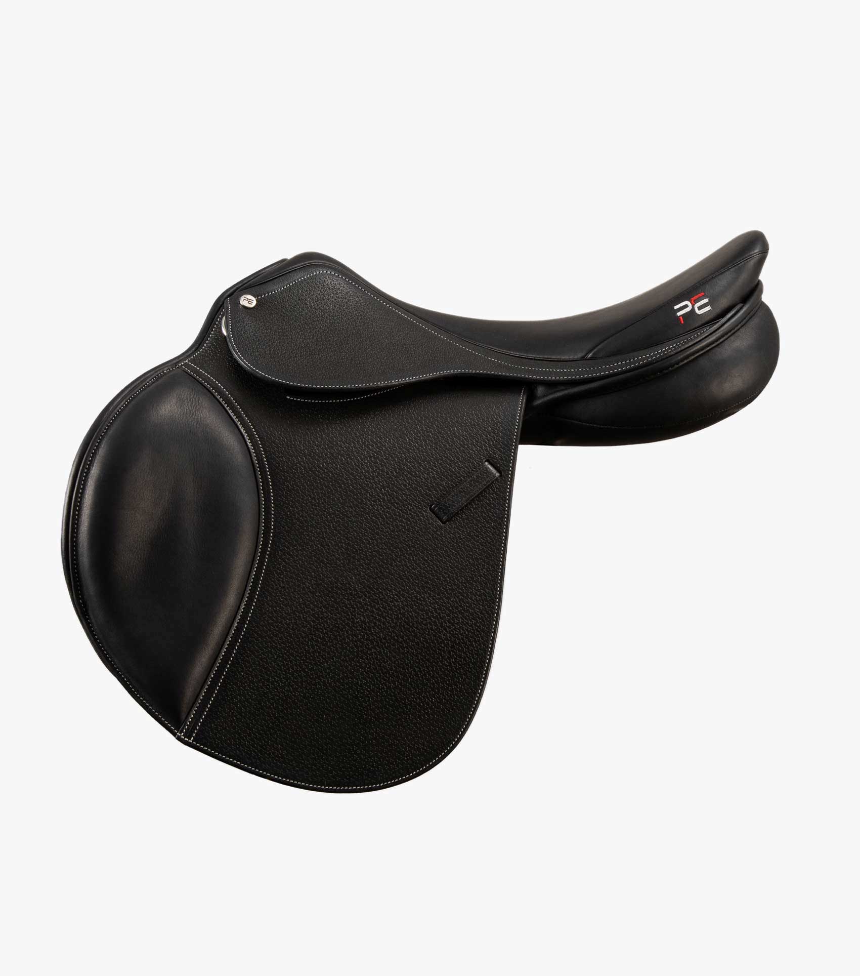 Lyon Leather Close Contact Jump Saddle Black - Image 2
