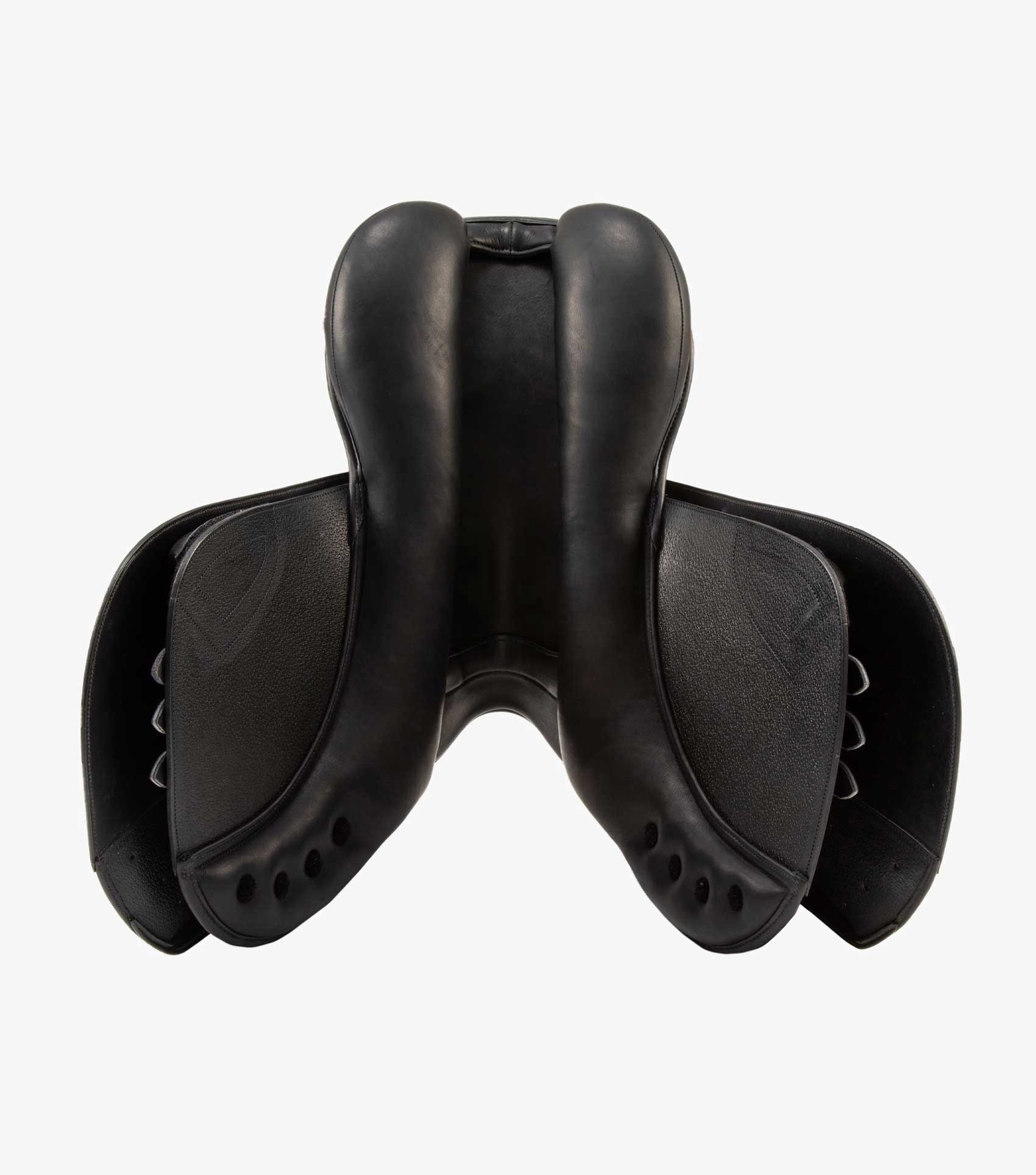 Lyon Leather Close Contact Jump Saddle Black - Image 5