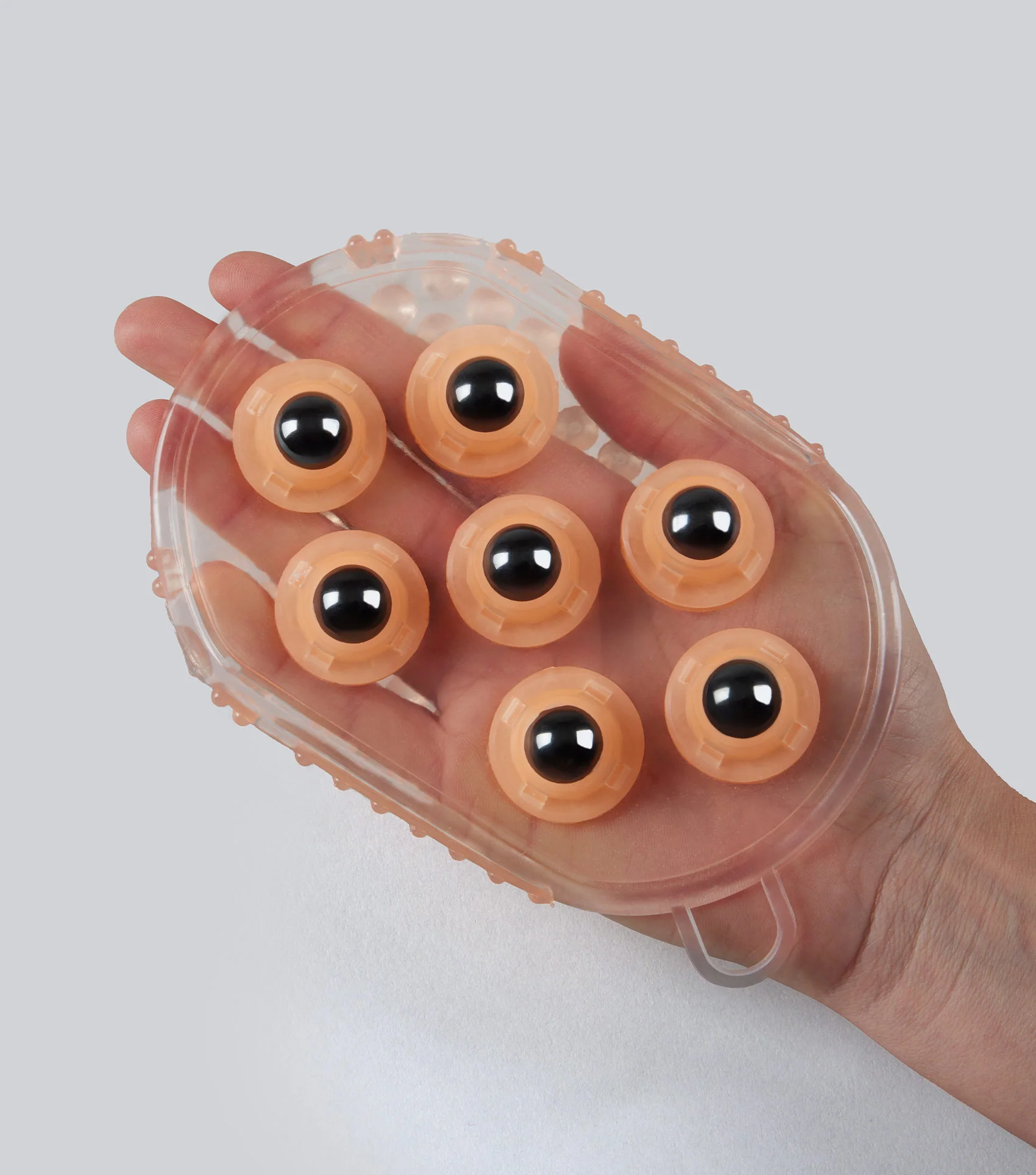 Magnetic Horse Massage Mitt Amber - Image 3