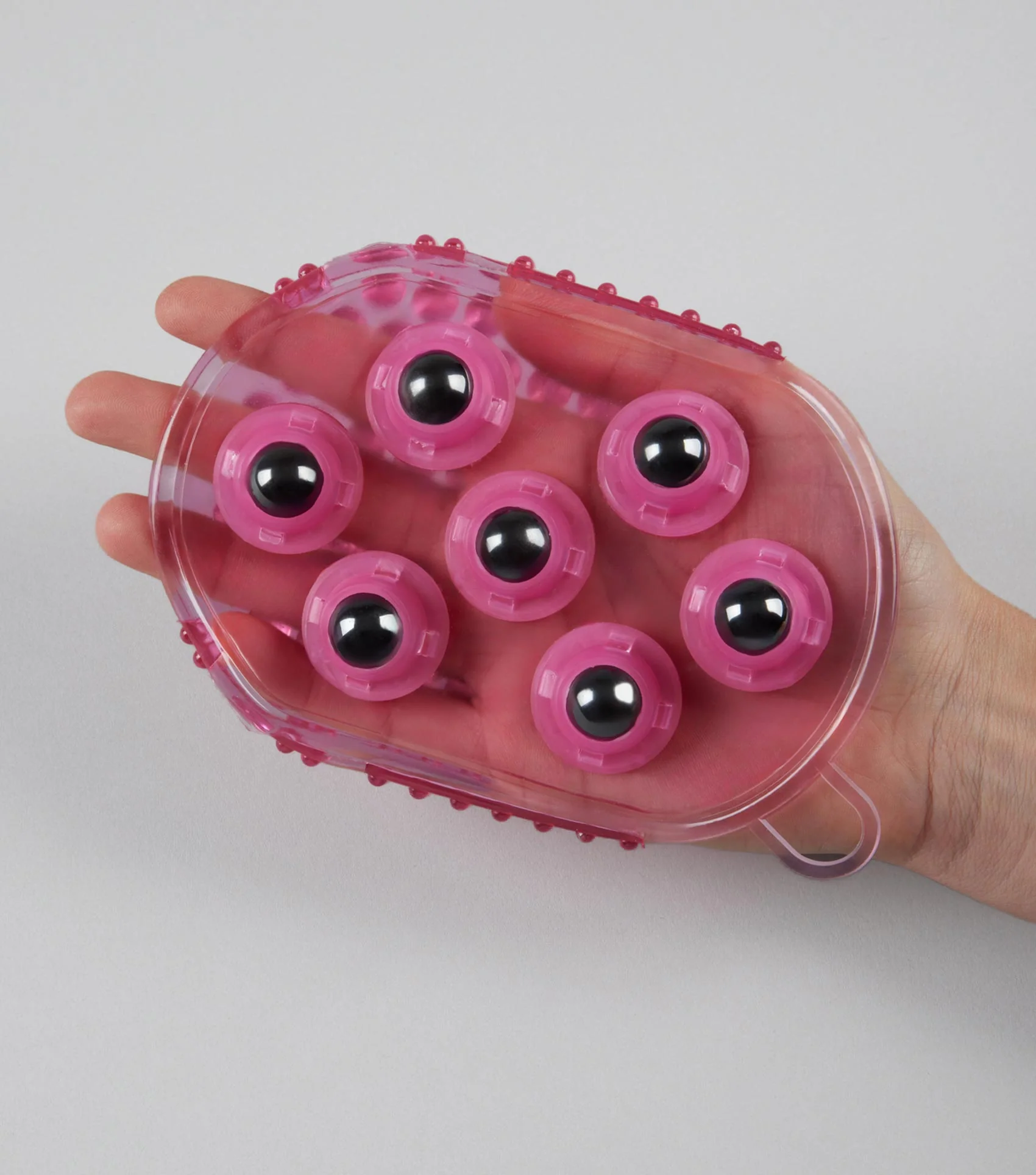 Magnetic Horse Massage Mitt Fuchsia - Image 3