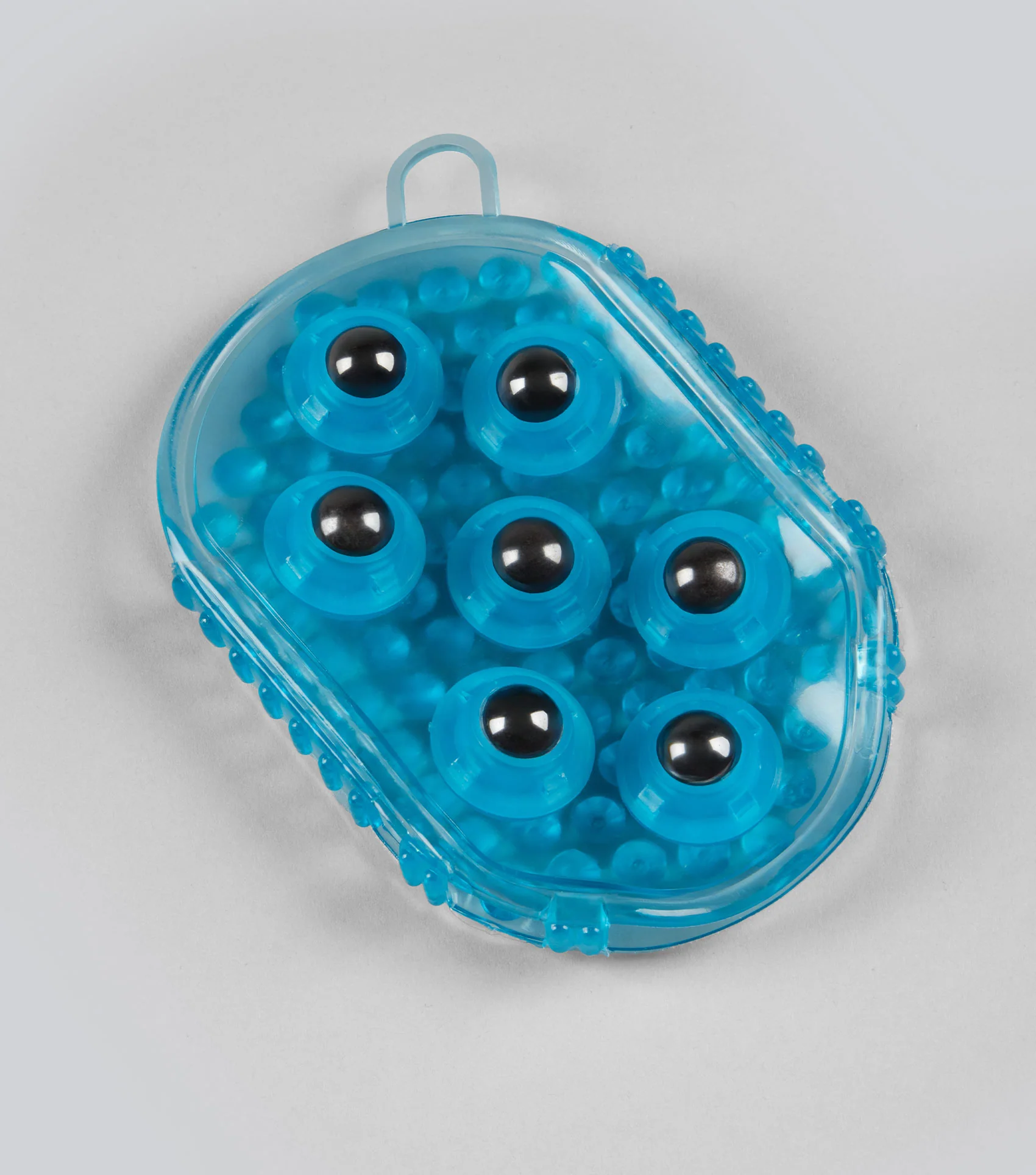 Magnetic Horse Massage Mitt Peacock Blue