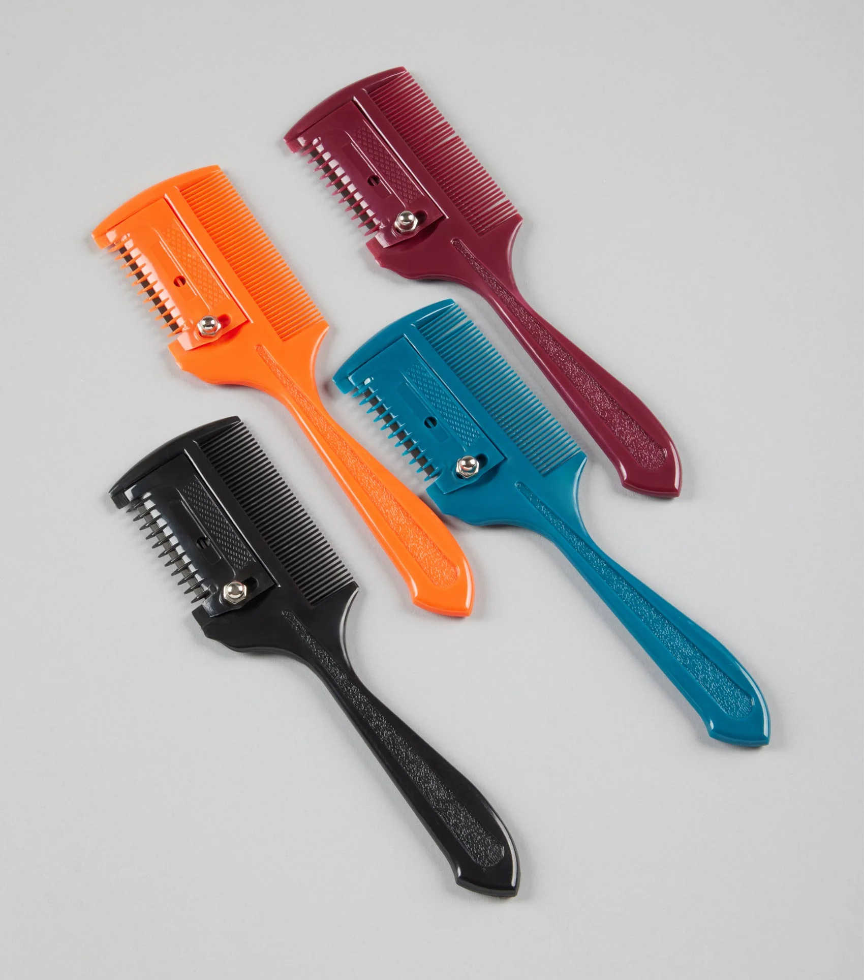 Mane Thinning Comb Med Blue - Image 2