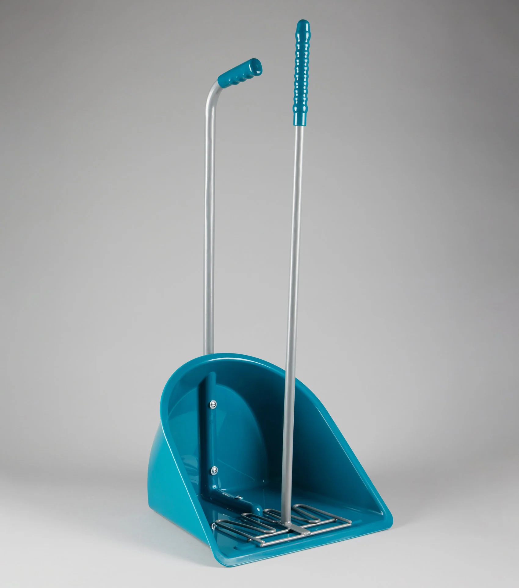 Manure Scoop & Rake Med Blue