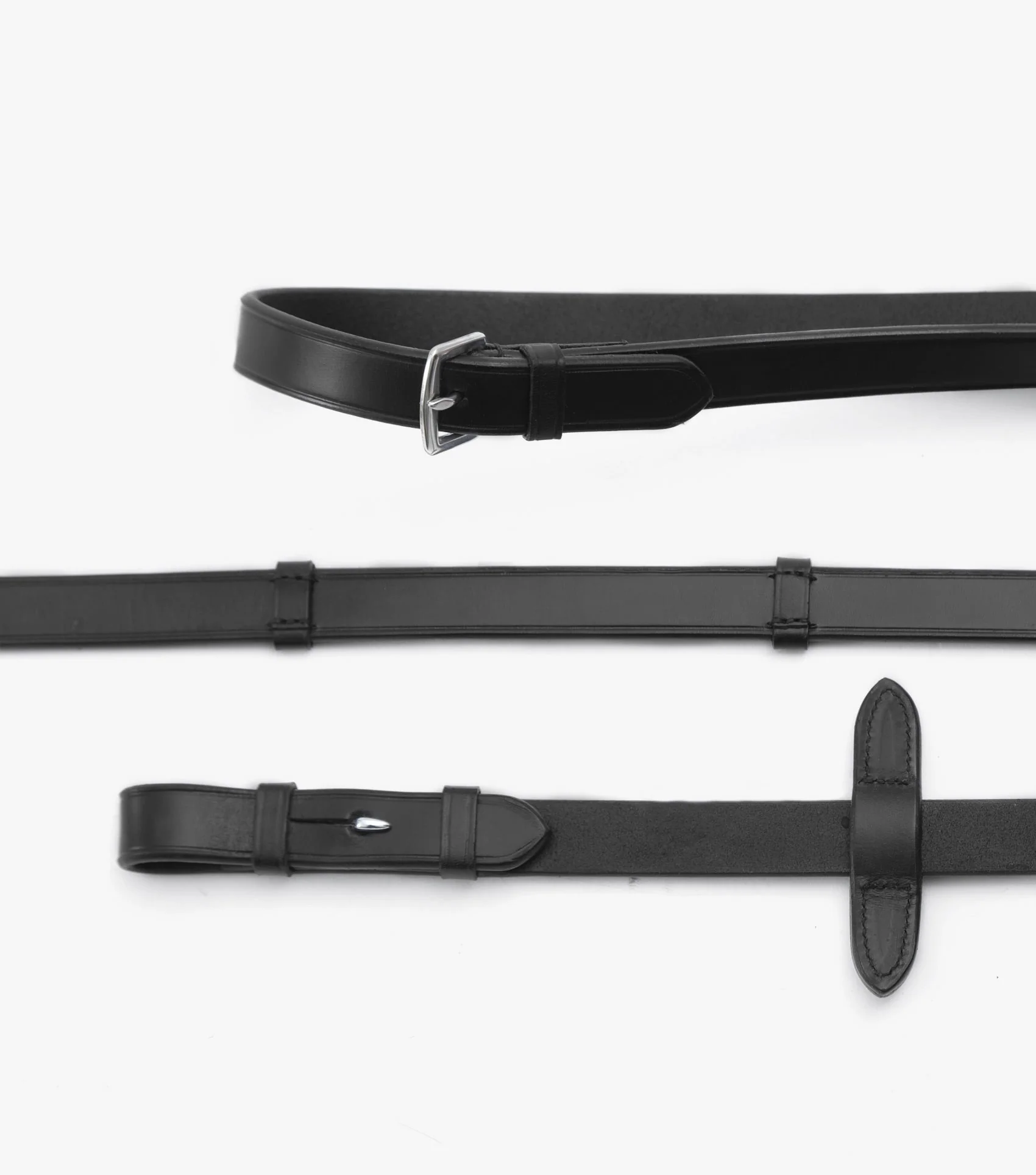 Matteo Leather Grip Reins Black - Image 5