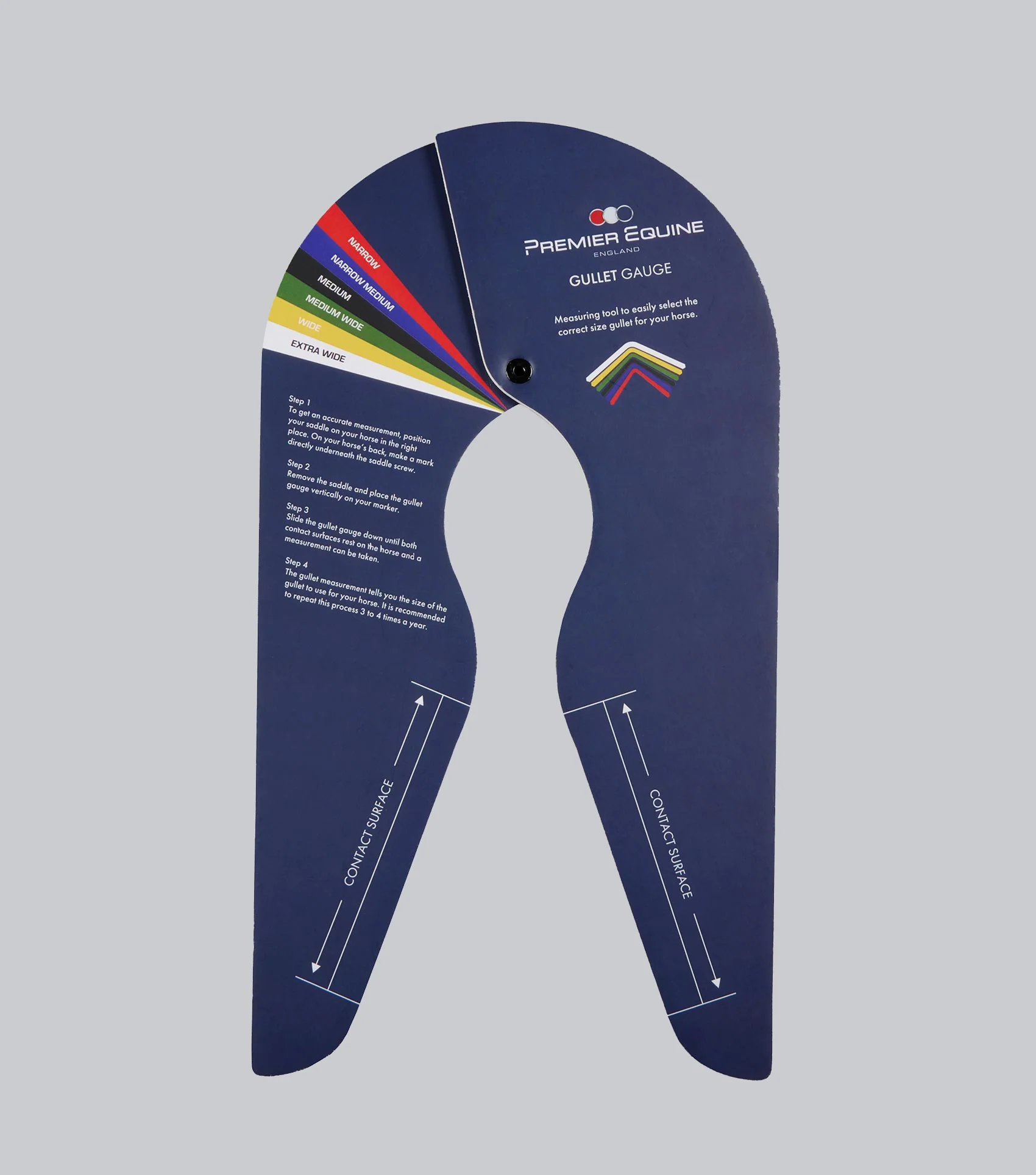 Measuring Gullet Gauge Blue