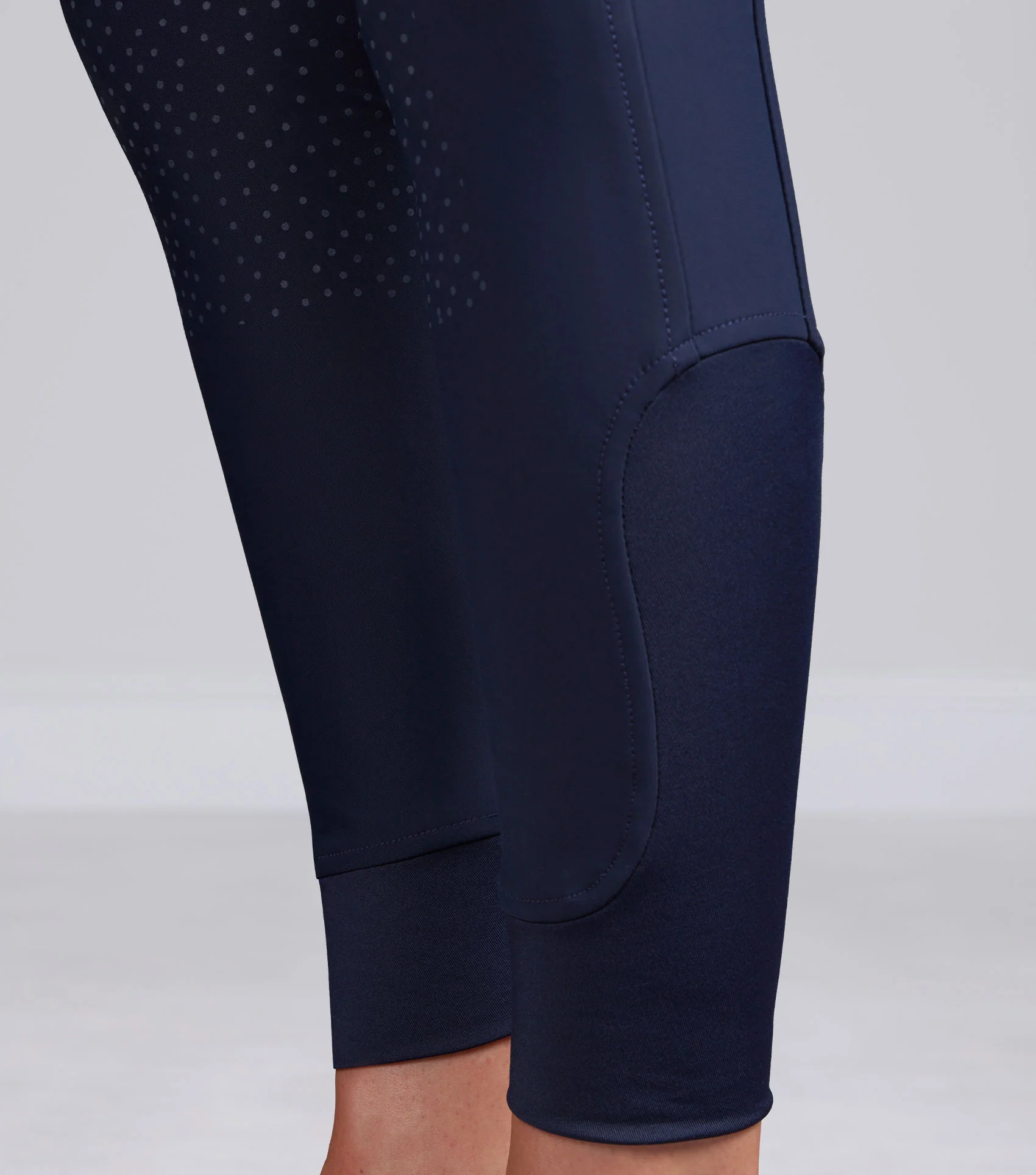 Meraki Womens Gel Full Seat Riding Breeches Navy - Image 4