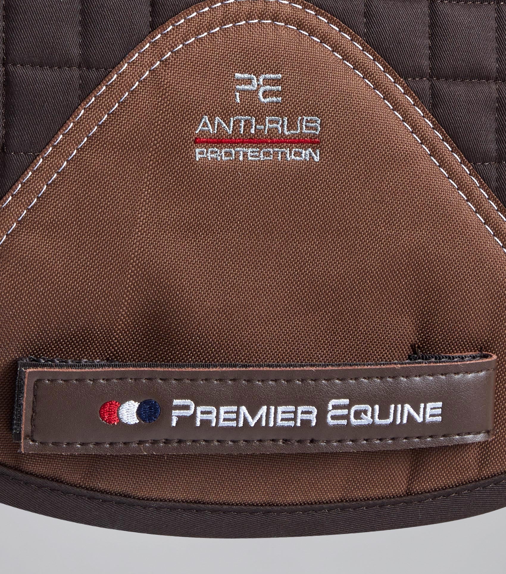 Merino Wool Saddle Pad - GP/Jump Numnah Brown/Brown Wool - Image 5