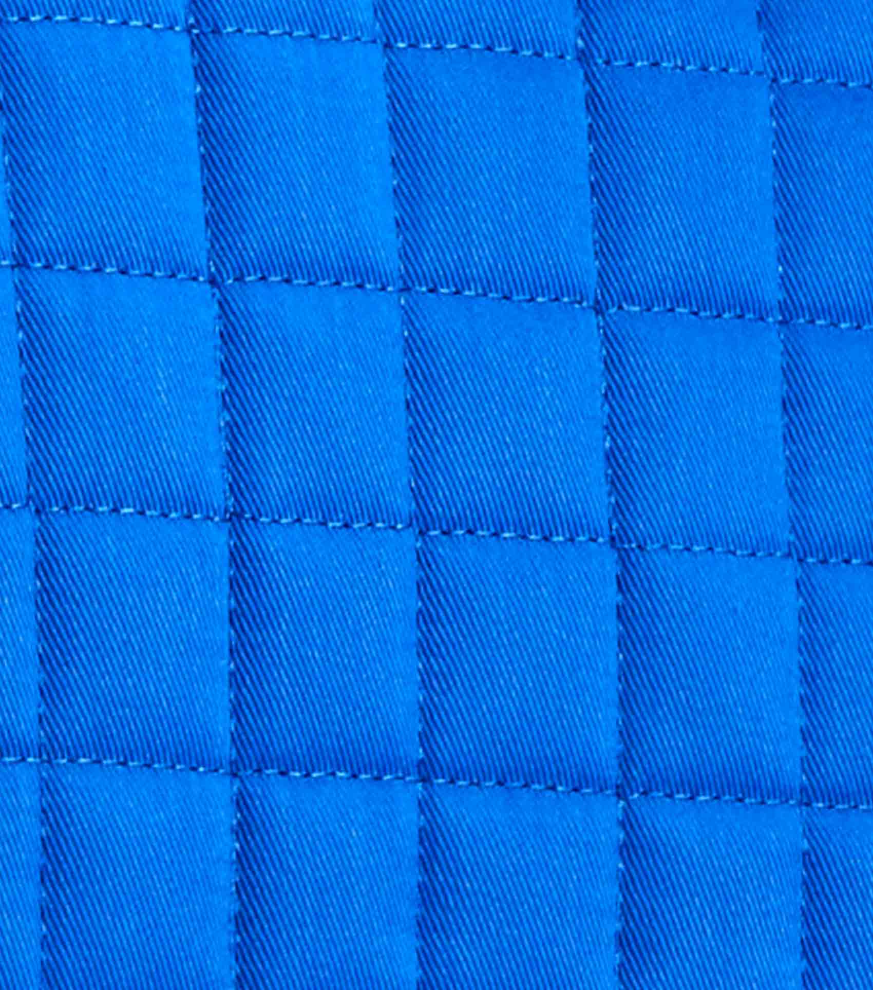 Merino Wool Saddle Pad - GP/Jump Numnah Royal Blue/Navy Wool - Image 4