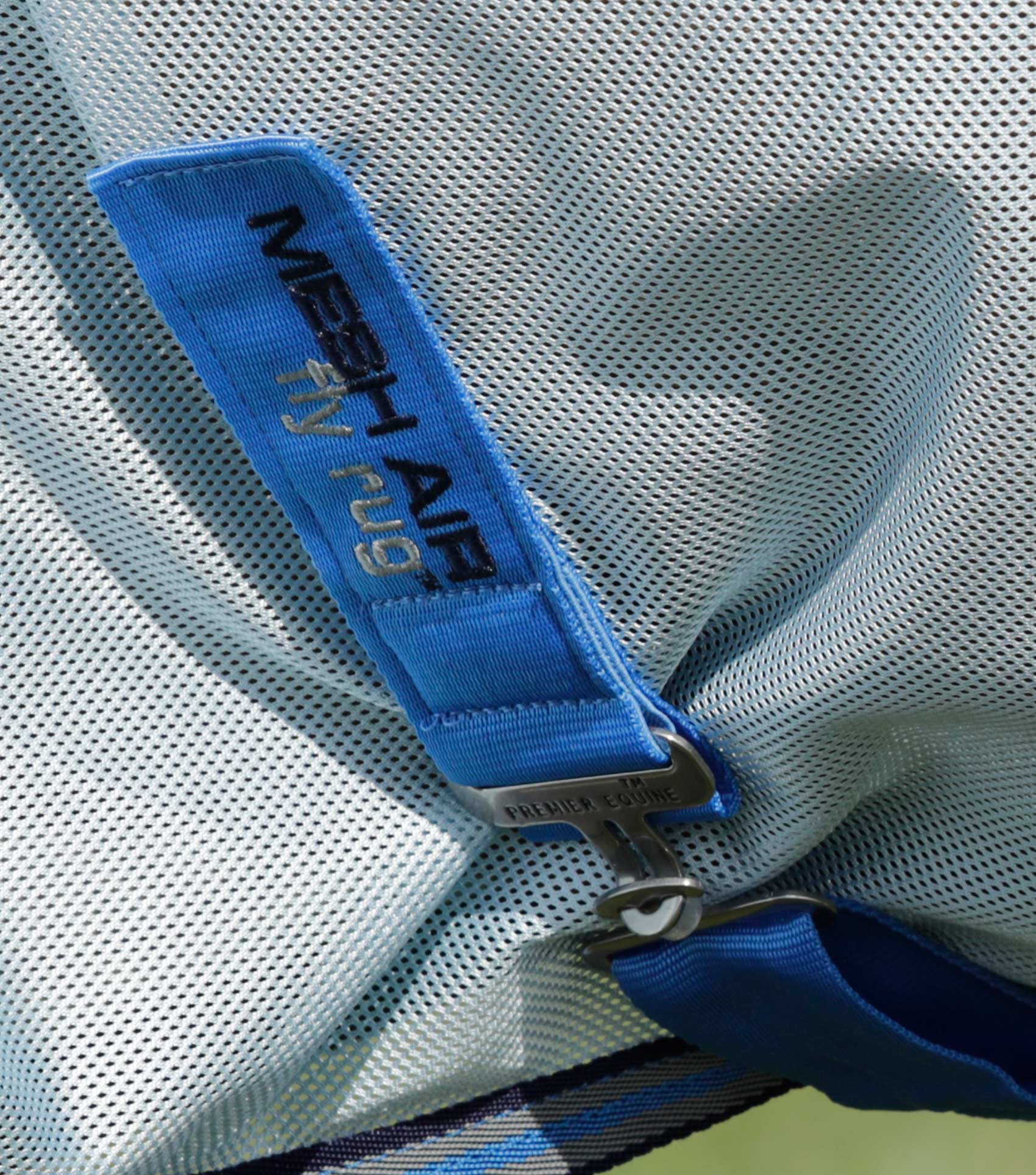 Mesh Air Fly Rug with Surcingles Blue - Image 5