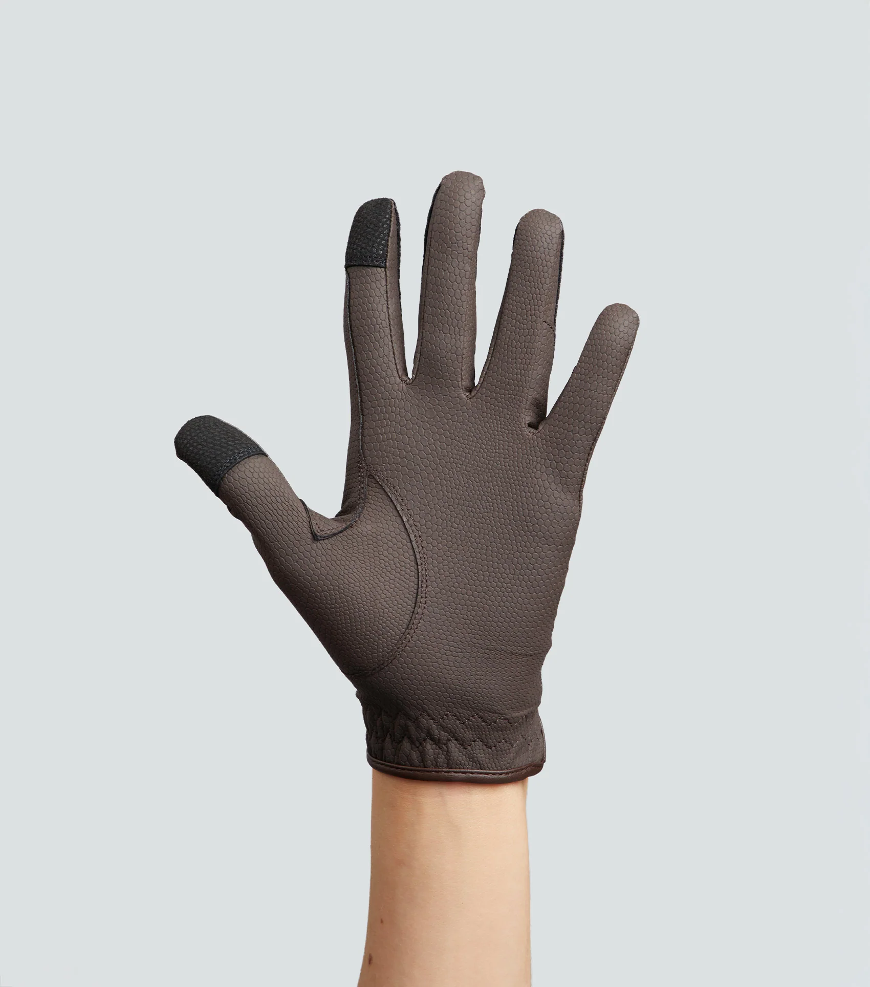 Metaro Junior Riding Gloves Brown - Image 4
