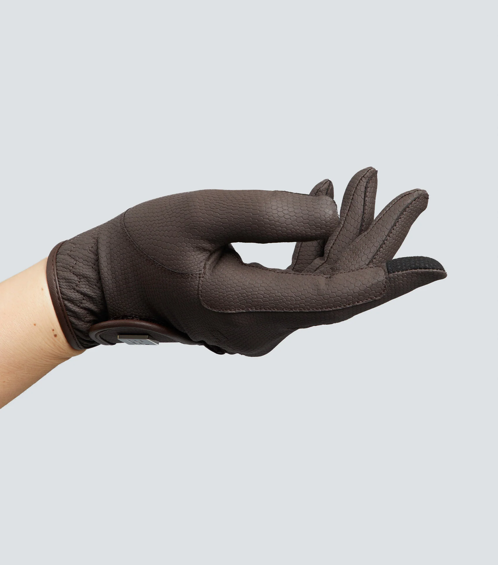 Metaro Ladies Riding Gloves Brown - Image 4