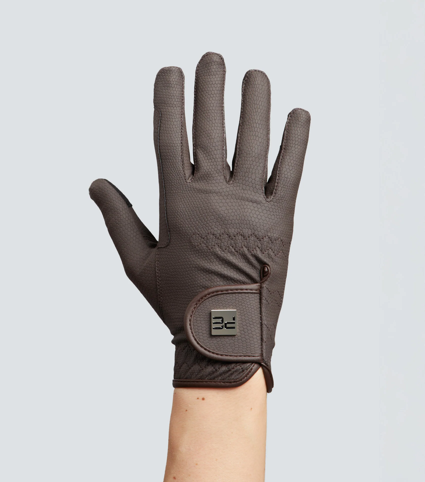 Metaro Ladies Riding Gloves Brown - Image 5