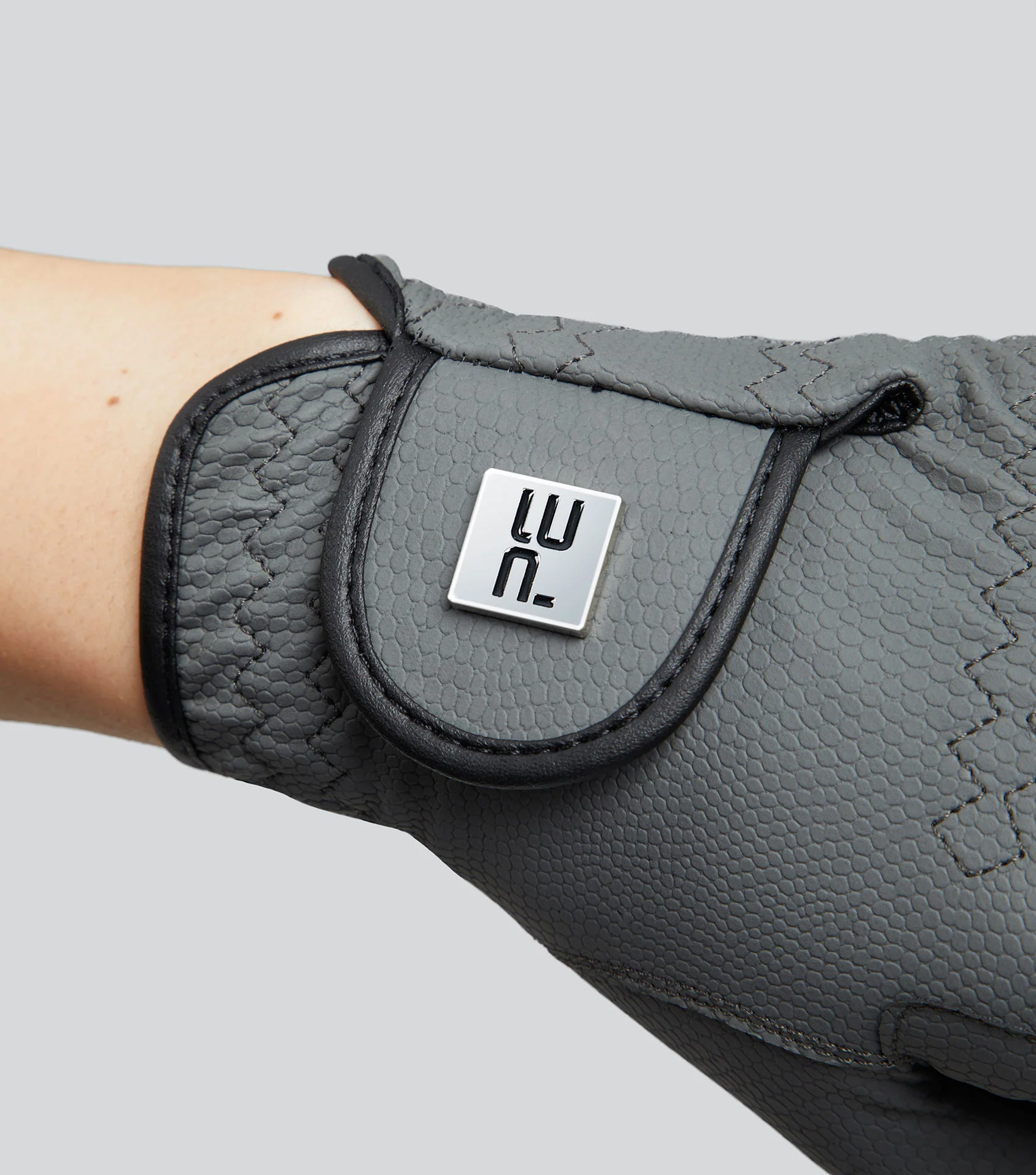 Metaro Ladies Riding Gloves Grey - Image 3
