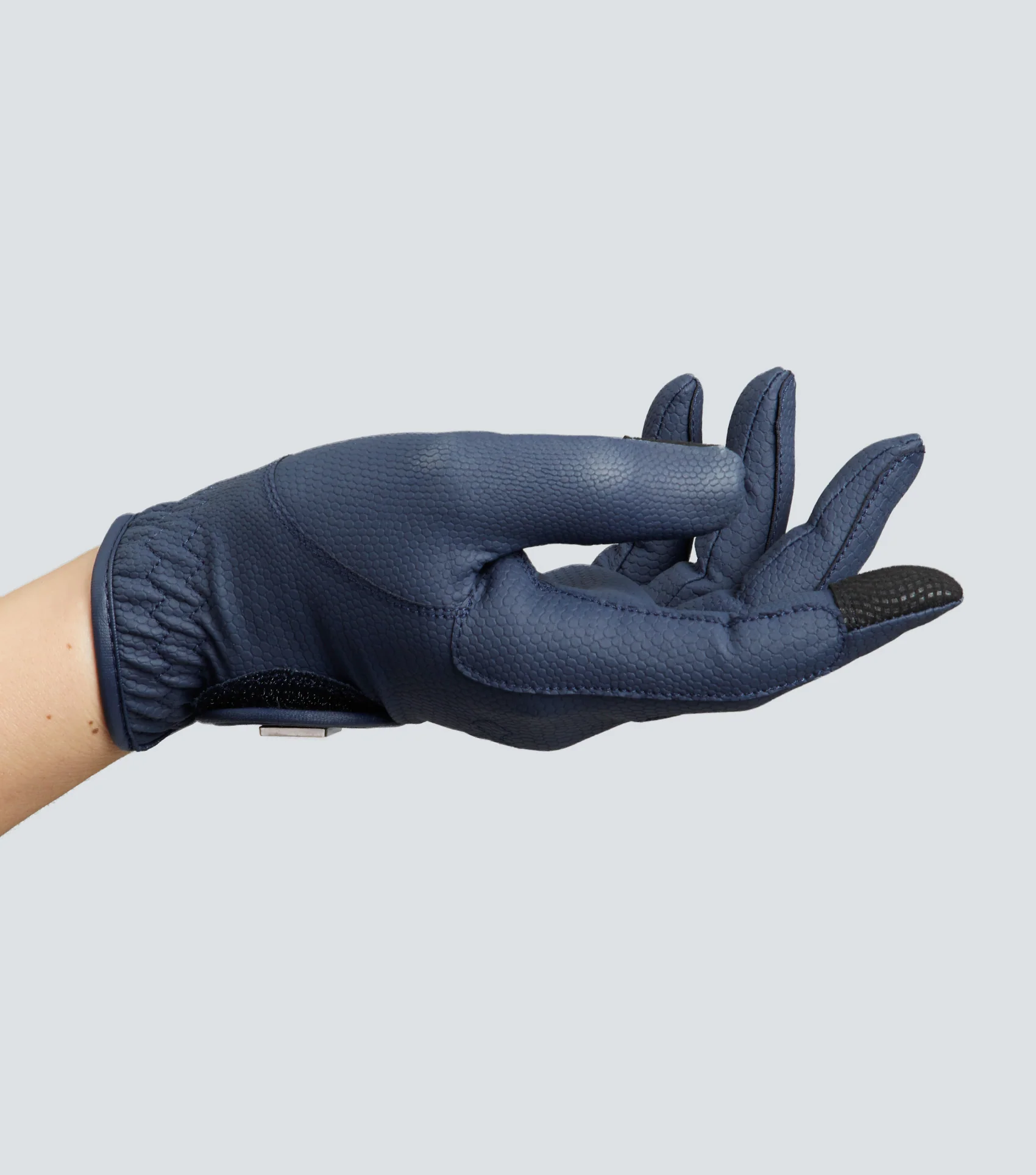 Metaro Ladies Riding Gloves Navy - Image 4