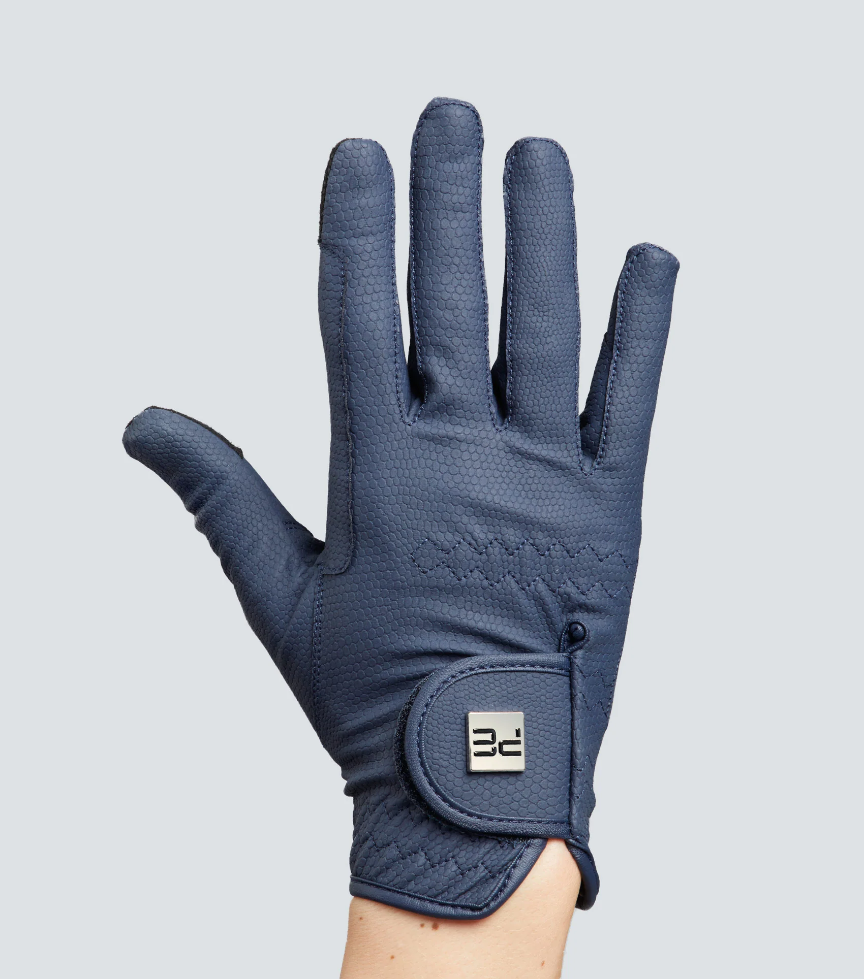 Metaro Ladies Riding Gloves Navy - Image 5