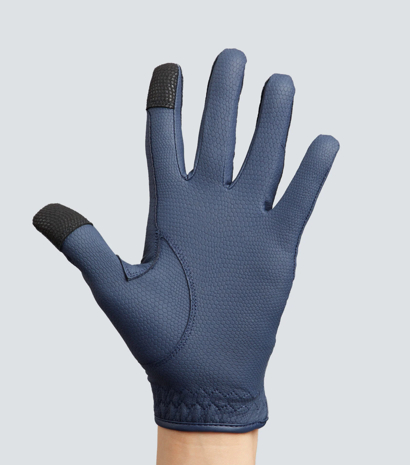 Metaro Ladies Riding Gloves Navy - Image 6