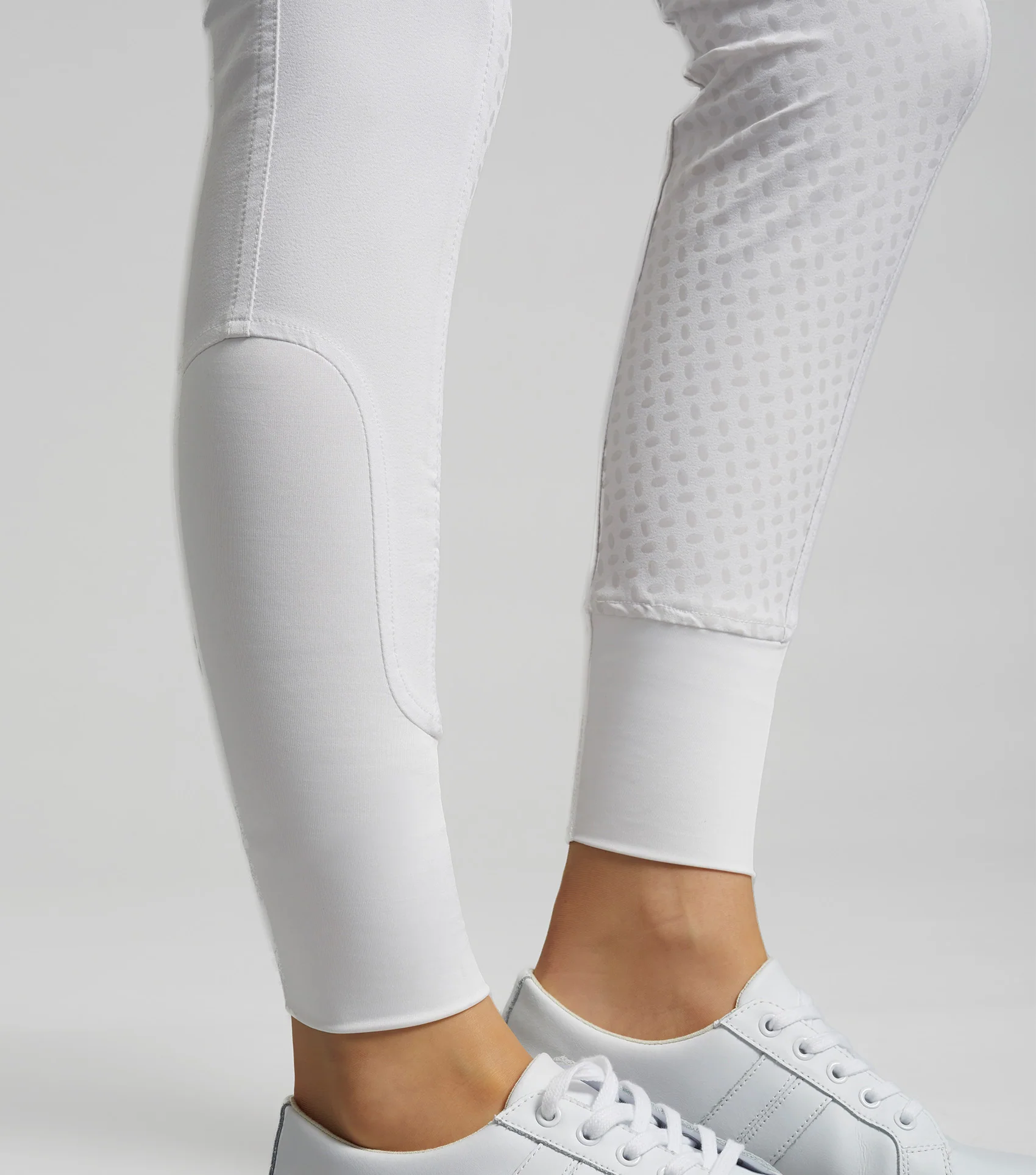 SALE - Milliania Ladies Full Seat Gel Competition Breeches White - Image 5
