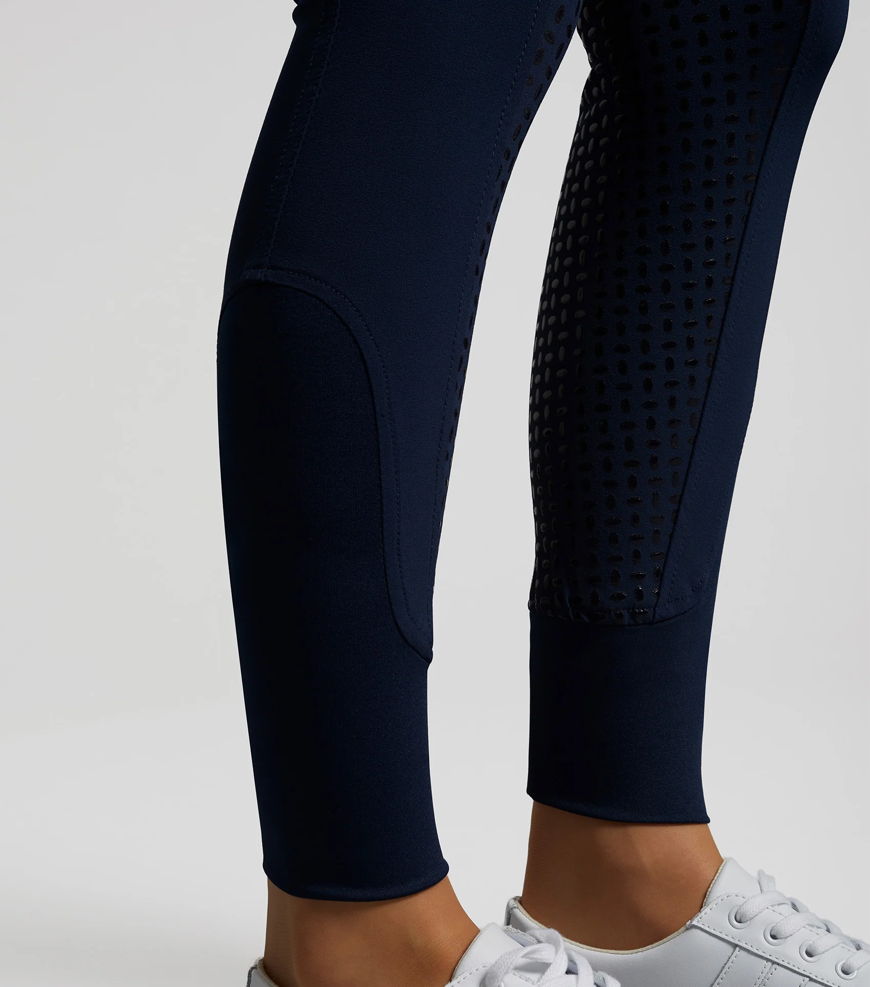 SALE - Milliania Ladies Full Seat Gel Riding Breeches Navy - Image 5