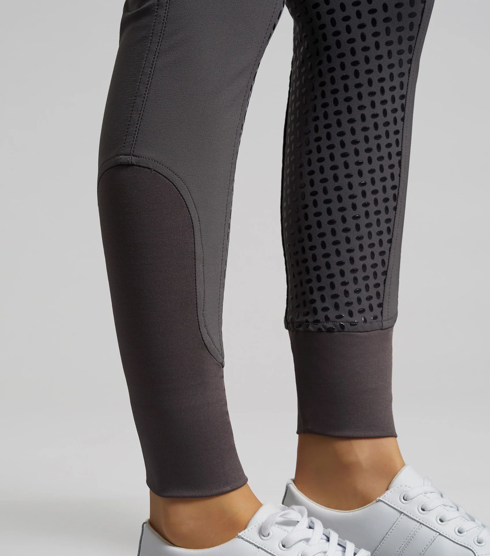 SALE - Milliania Ladies Full Seat Gel Riding Breeches Anthracite - Image 5
