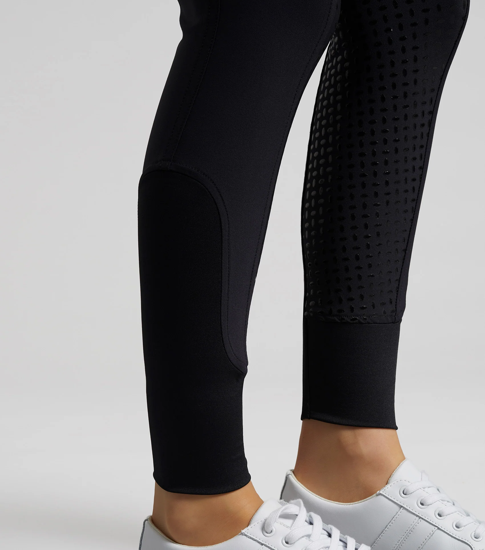SALE - Milliania Ladies Full Seat Gel Riding Breeches Black - Image 5