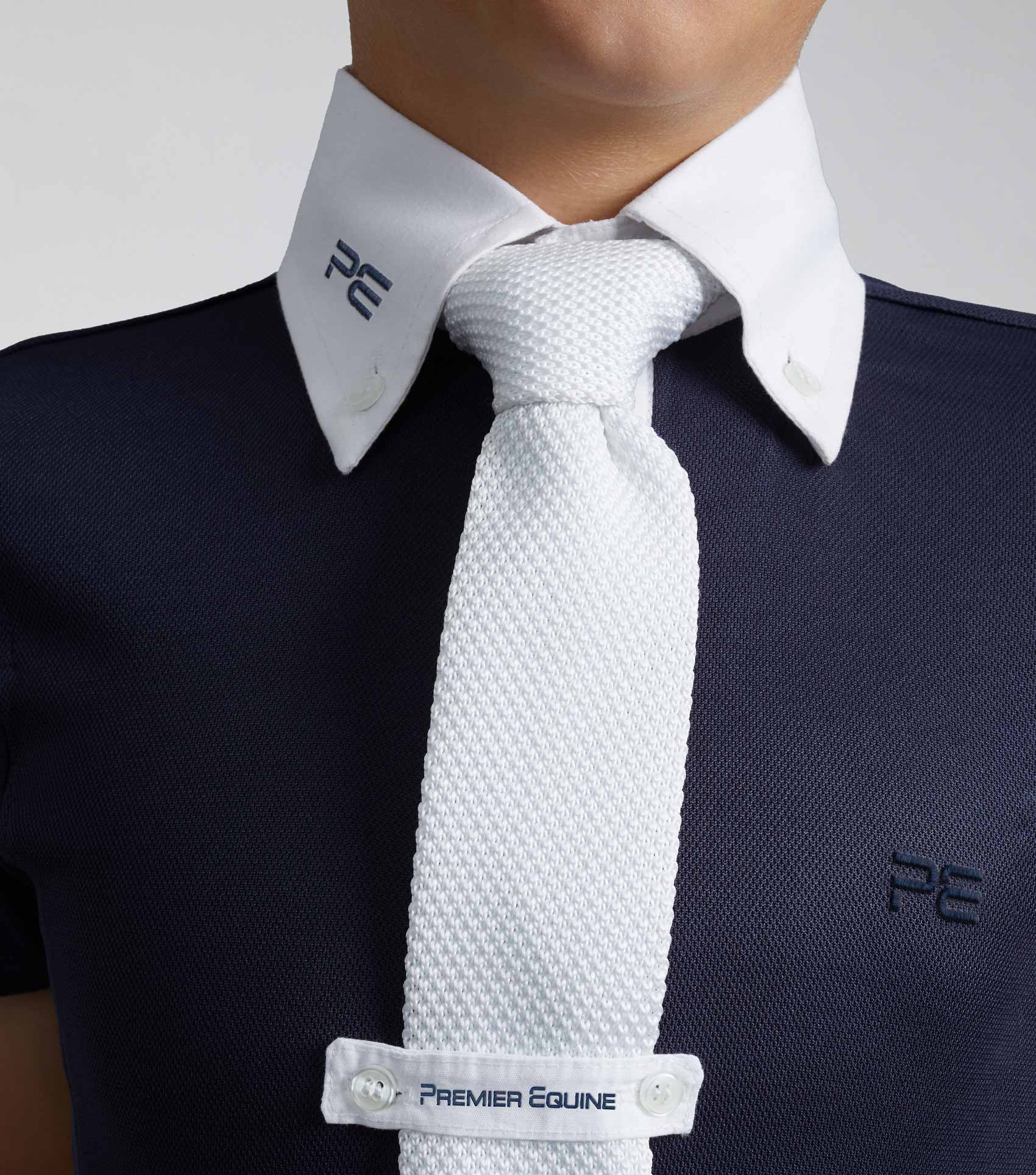 Mini Antonio Boy's Short Sleeve Show Shirt Navy - Image 4