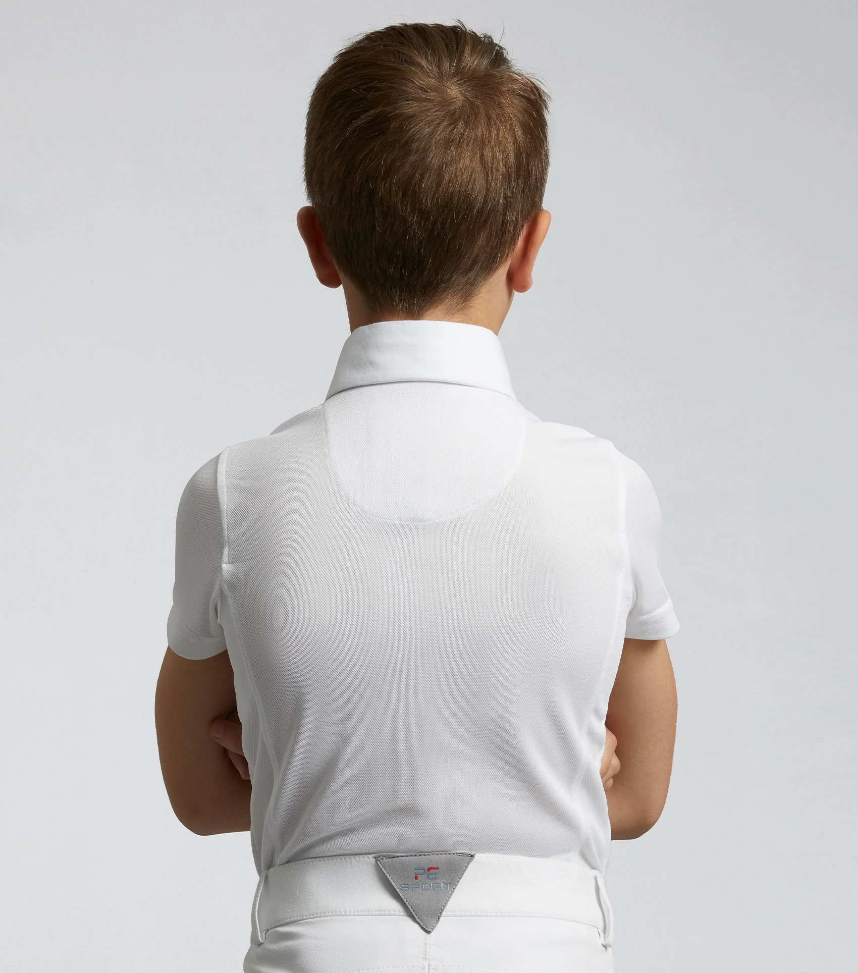 Mini Antonio Boy's Short Sleeve Show Shirt White - Image 3